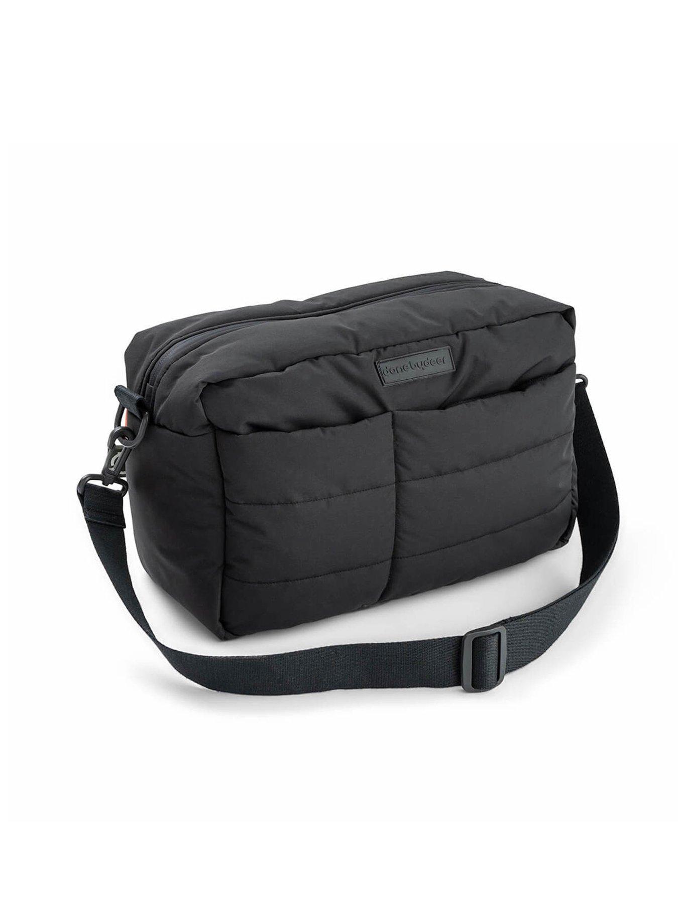 Done by Deer Quilted Stroller Bag - Black