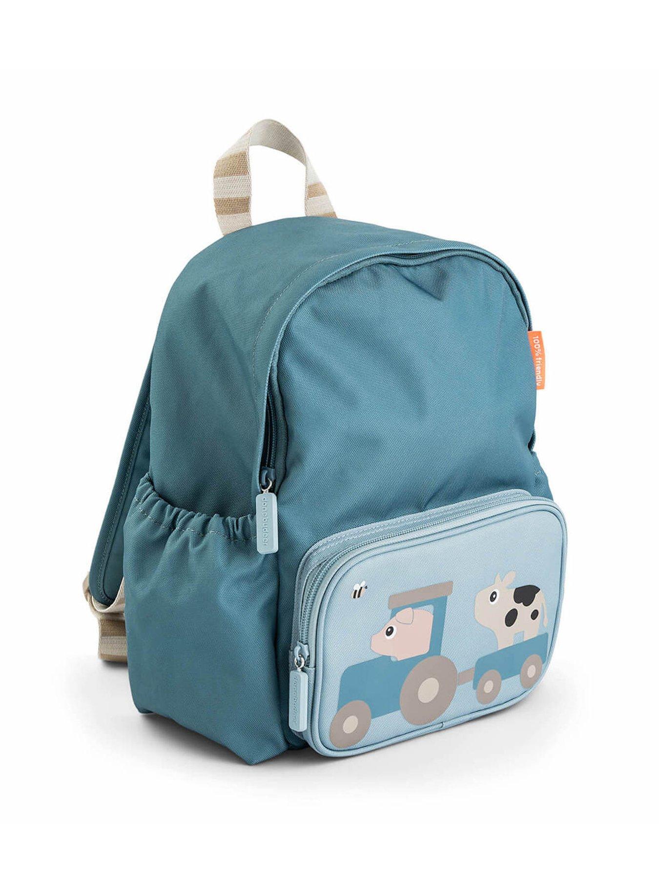 Done By Deer Kids 7.5L & Backpack Tiny Farm - Blue