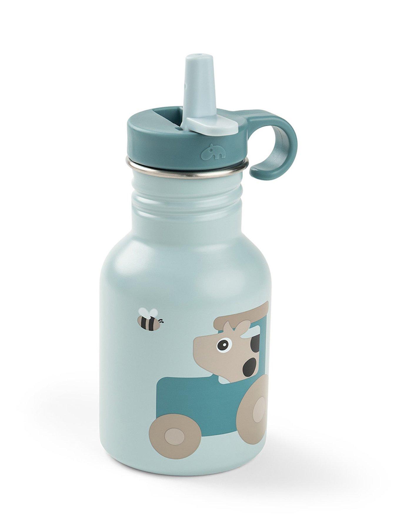 Done by Deer Metal Bottle Tiny Farm Blue, Blue