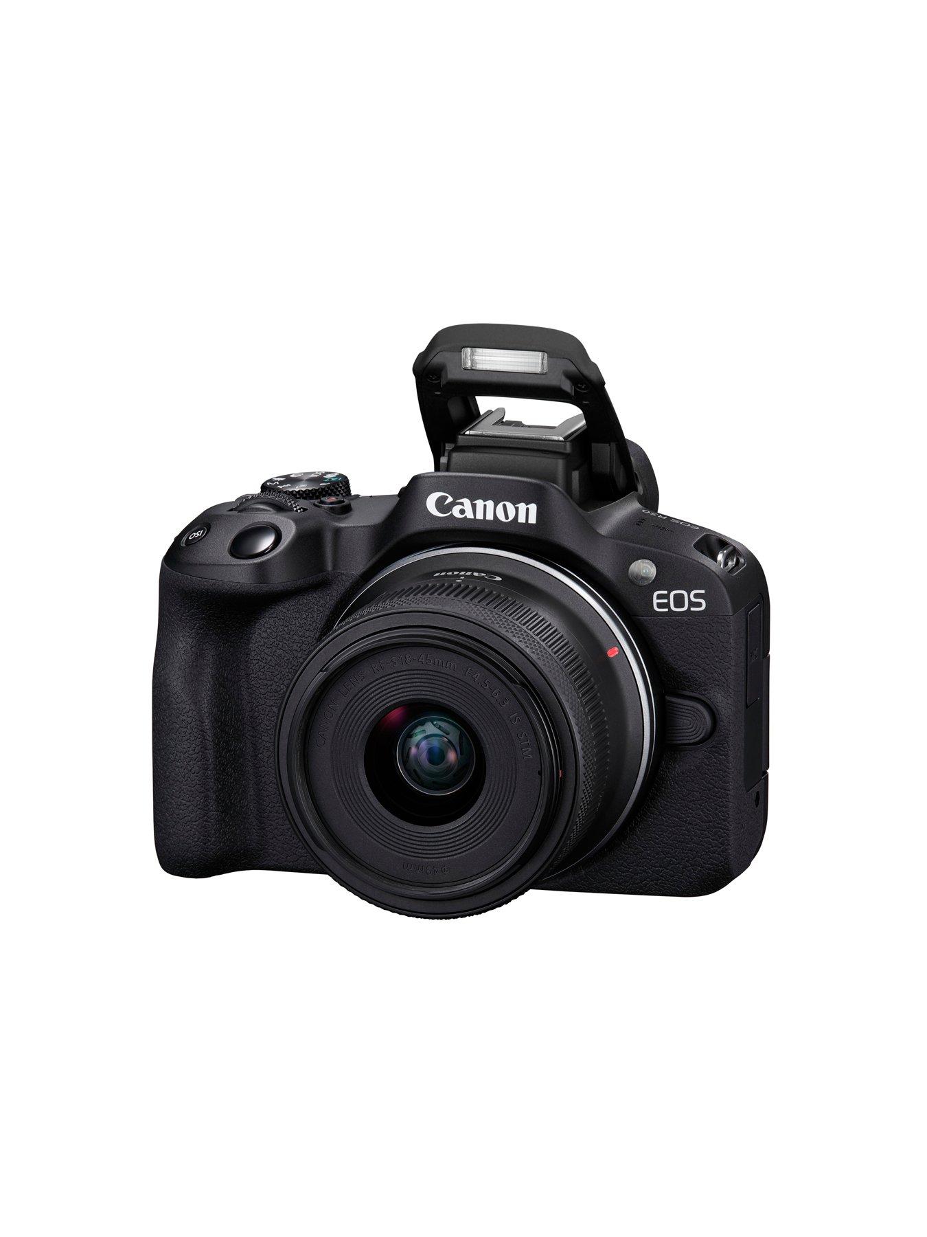 Image 4 of 6 of Canon EOS R50 APS-C Mirrorless Camera inc RF-S 18-45mm + RF 75-300mm Lens
