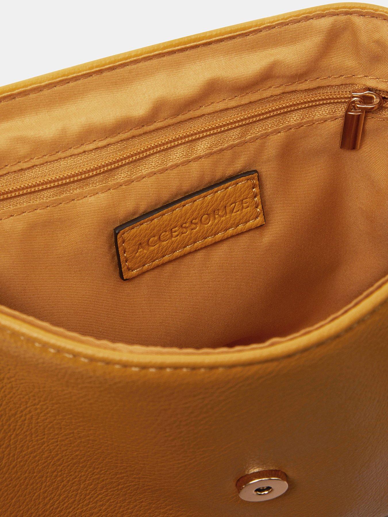 Image 4 of 5 of Accessorize Sun Faux Leather Crossbody Bag