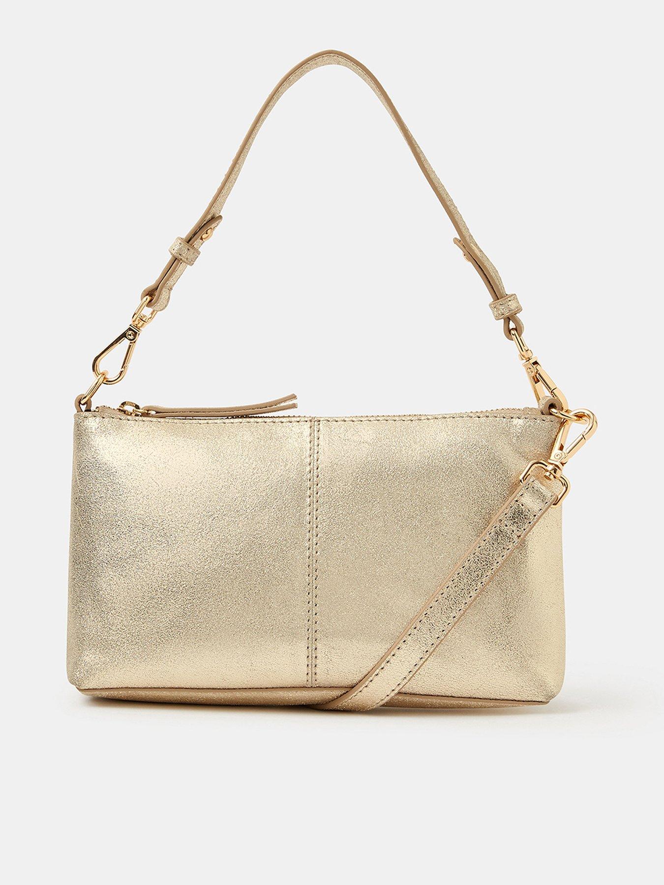 Image 1 of 4 of Accessorize Suede Crossbody Handbag