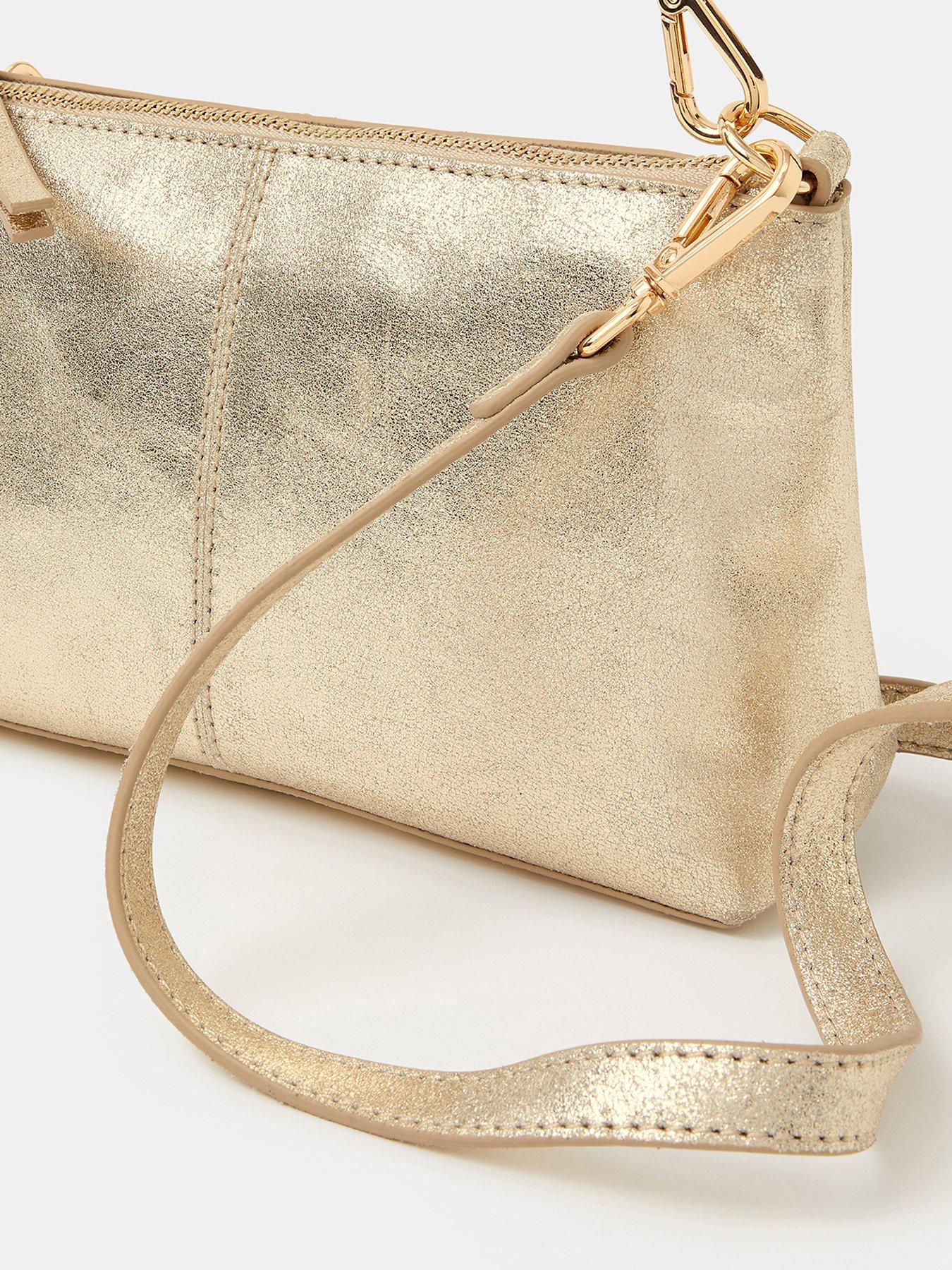 Image 3 of 4 of Accessorize Suede Crossbody Handbag