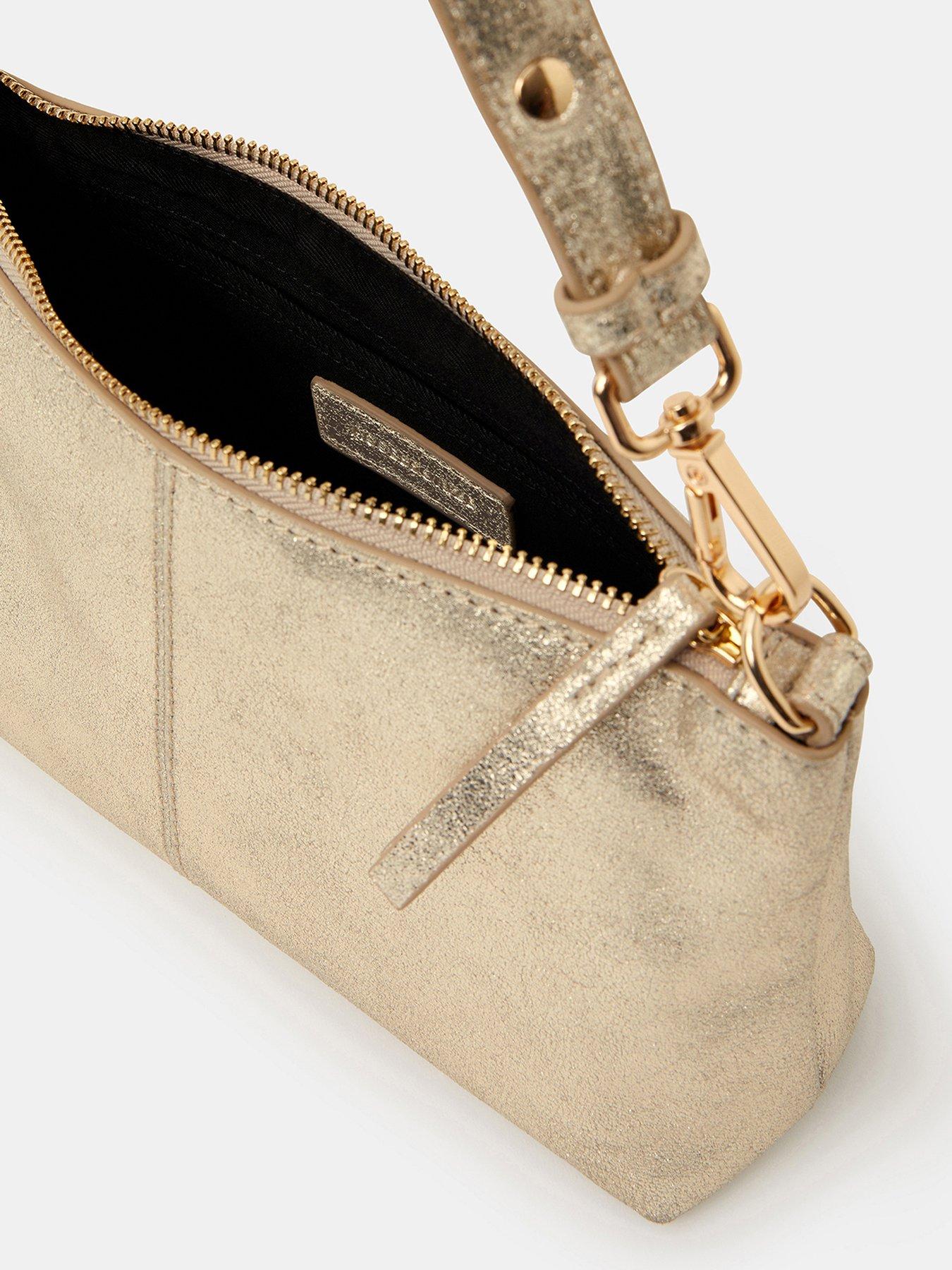 Image 4 of 4 of Accessorize Suede Crossbody Handbag