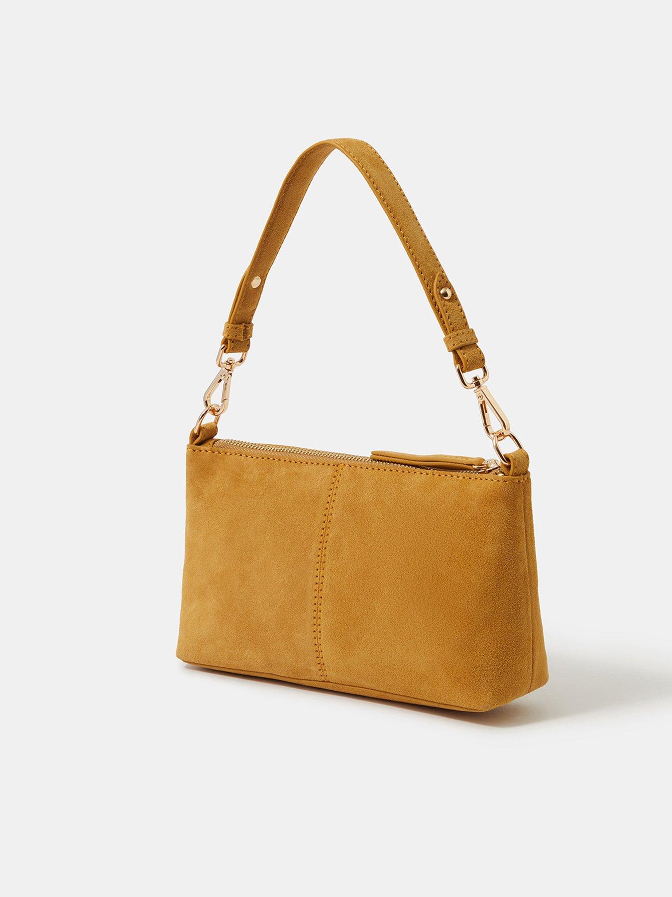 Image 3 of 5 of Accessorize Suede Crossbody Handbag