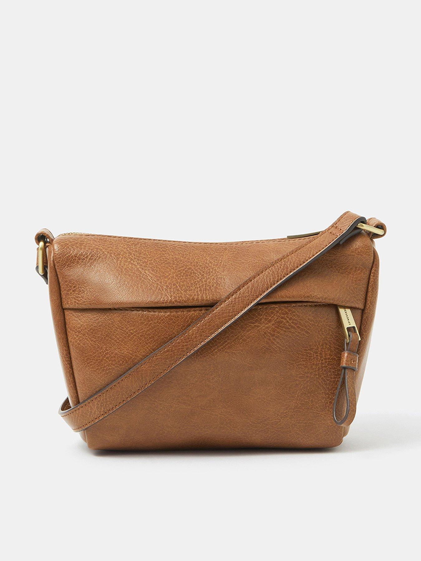 Image 1 of 5 of Accessorize Zip Front Crossbody Bag