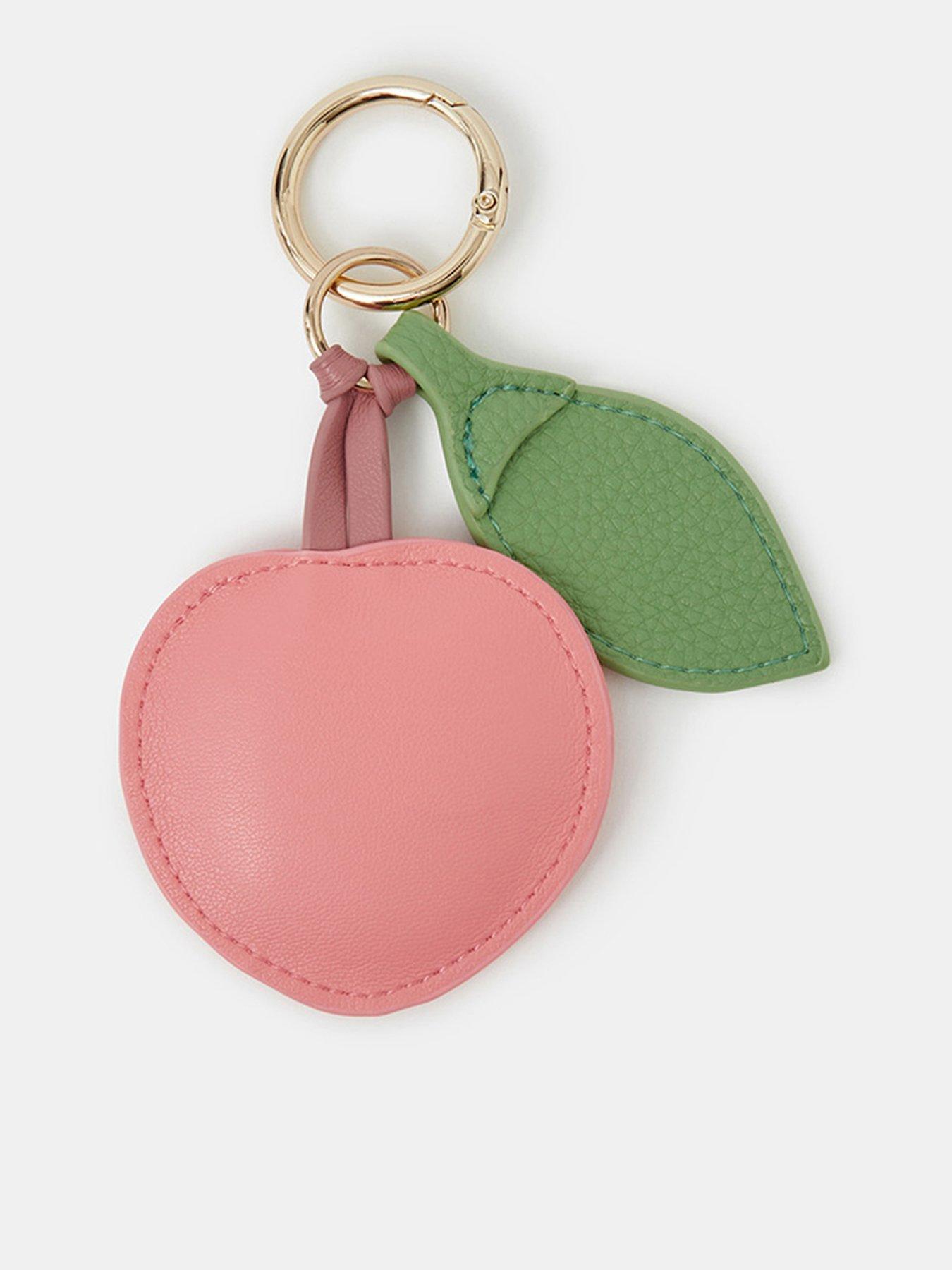 Image 1 of 3 of Accessorize Peach Bag Charm