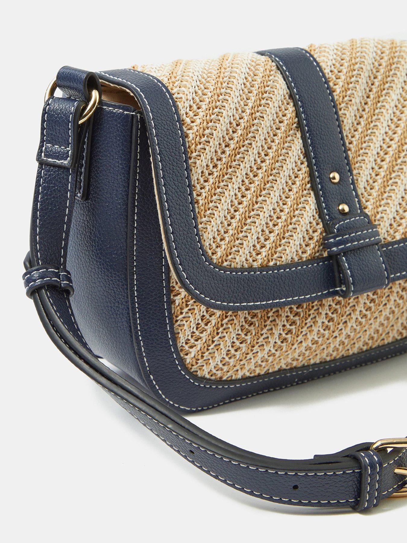 Image 5 of 6 of Accessorize Woven Crossbody Bag