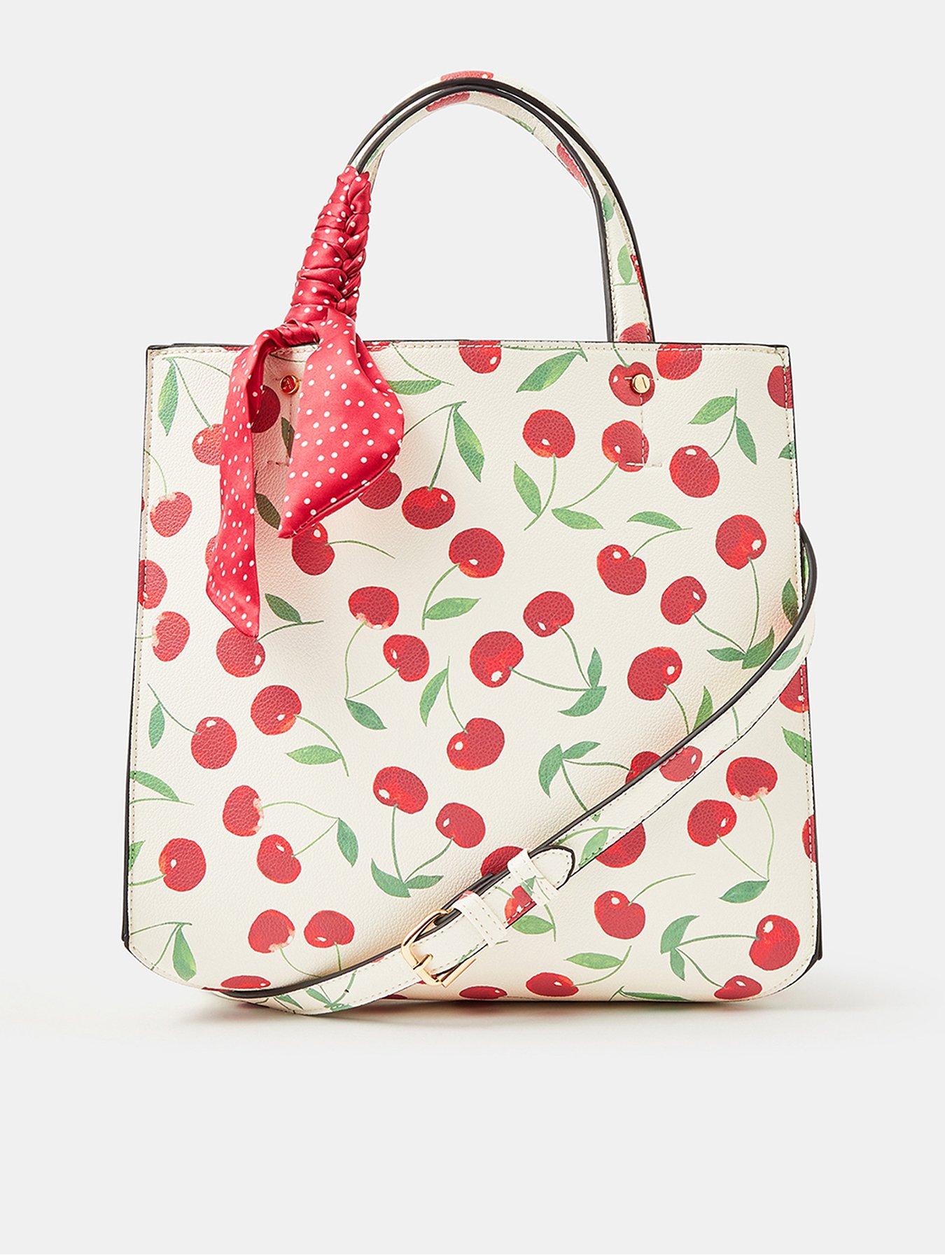 Accessorize Cherry Print Handbag
