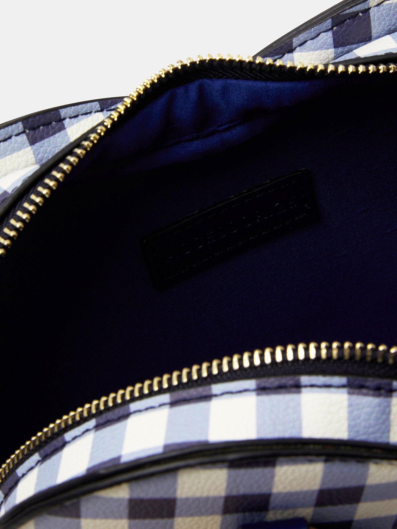 Image 5 of 5 of Accessorize Gingham Heart Crossbody Bag