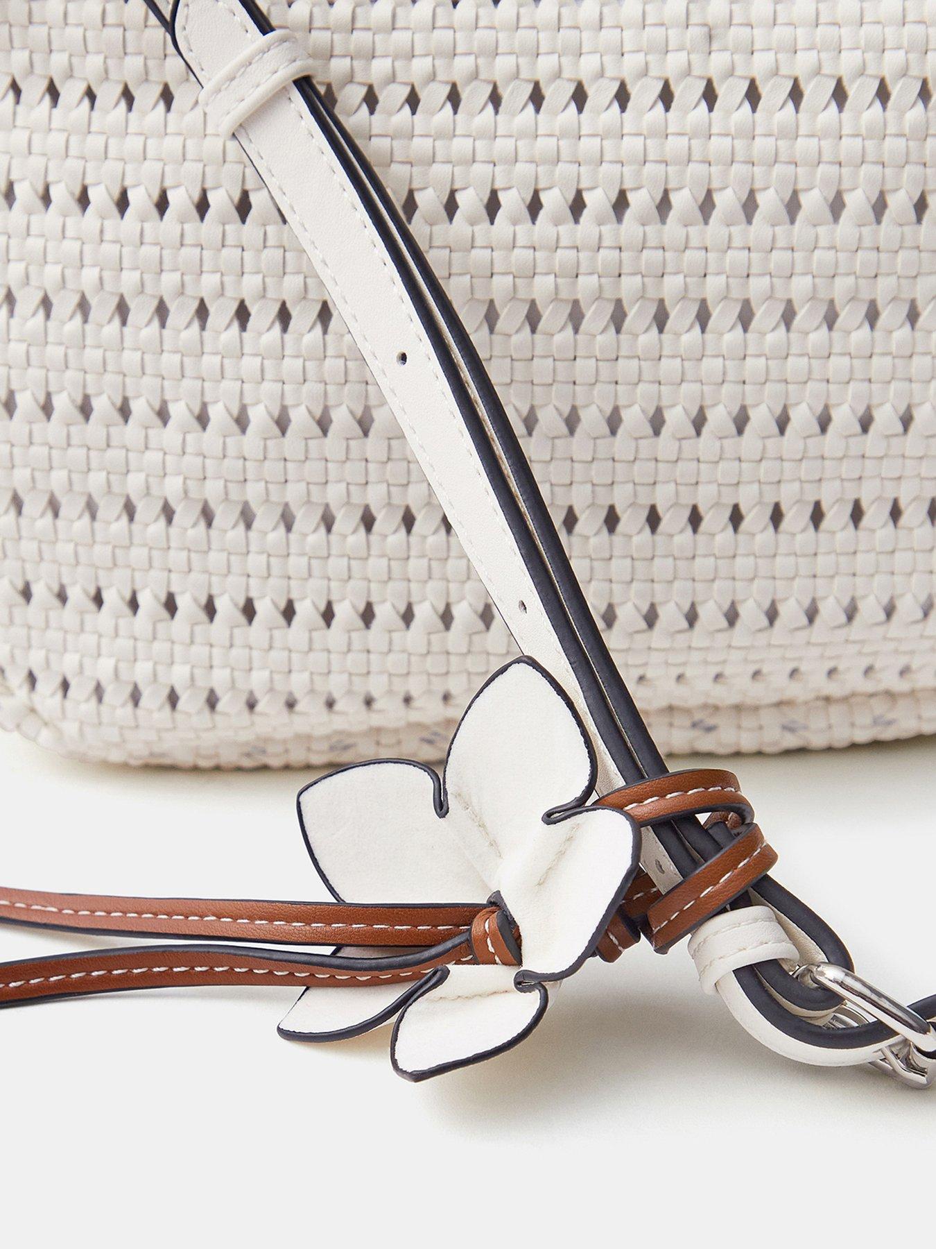 Image 4 of 5 of Accessorize Woven Crossbody Bag