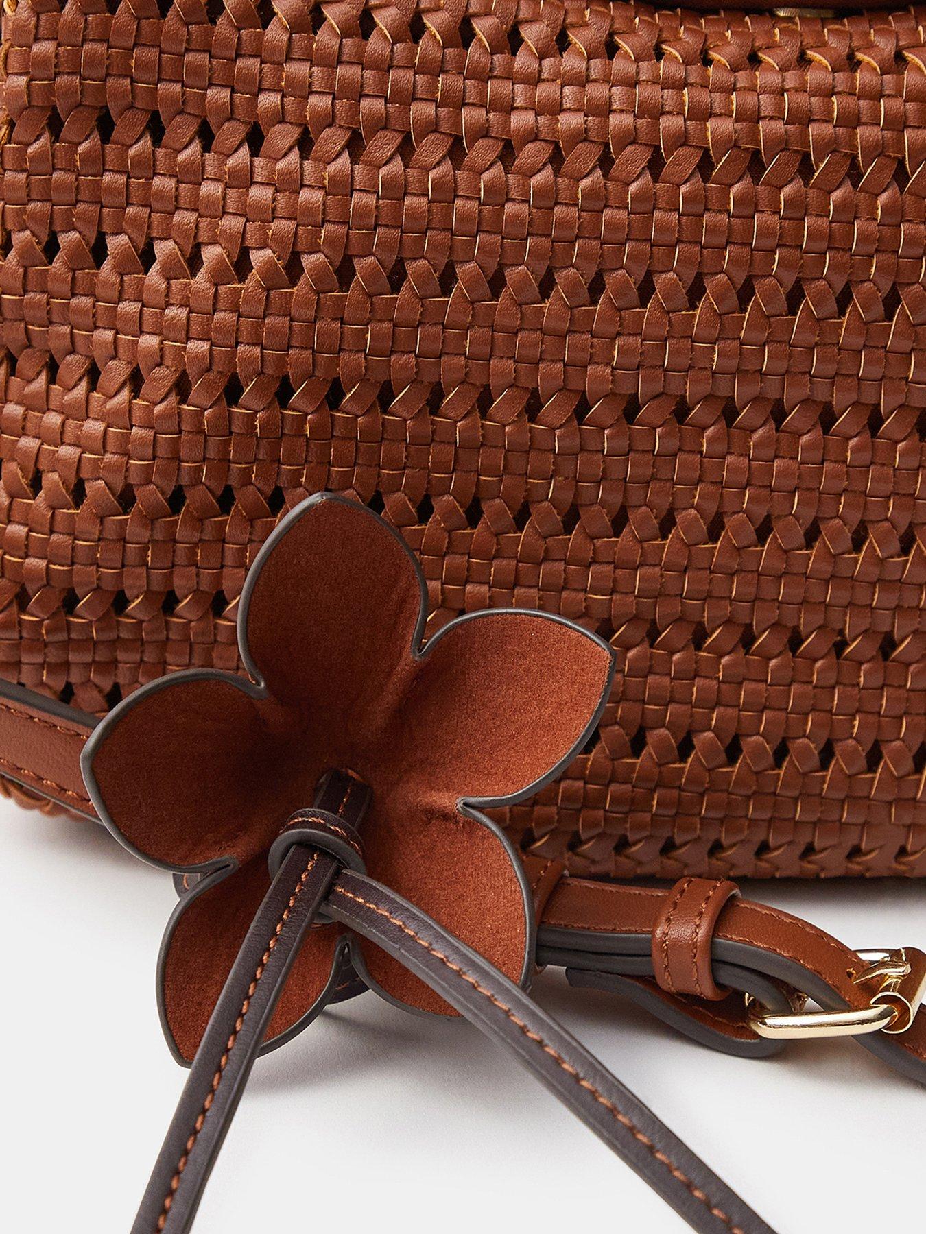 Image 4 of 5 of Accessorize Woven Crossbody Bag