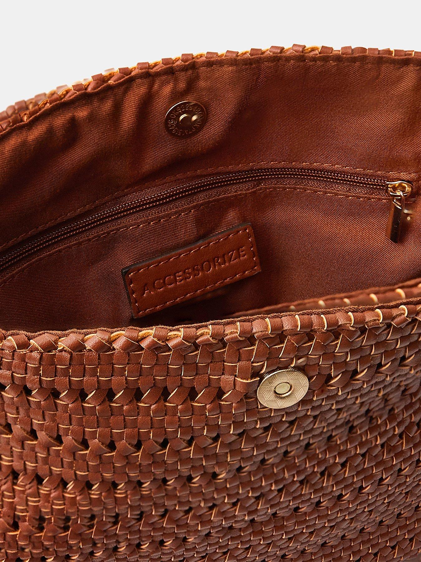 Image 5 of 5 of Accessorize Woven Crossbody Bag