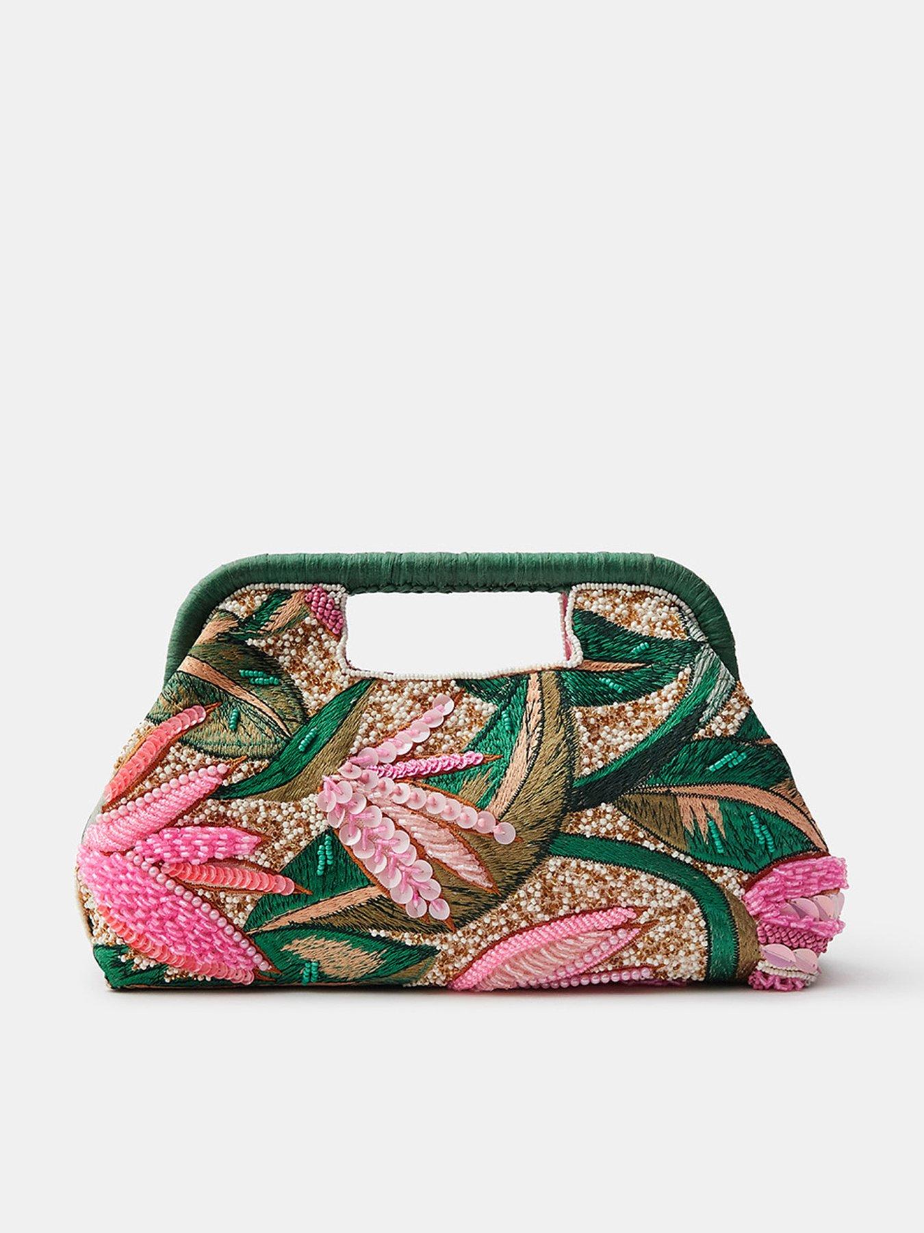Accessorize Tropical Embellished Crossbody Bag | Very