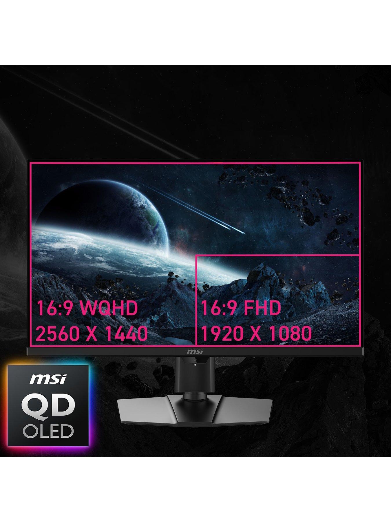 Image 3 of 7 of MSI MPG 271QR QD-OLED X50 27-inch WQHD 500Hz 0.03ms Adaptive Sync HDMI 2.1 Gaming Monitor