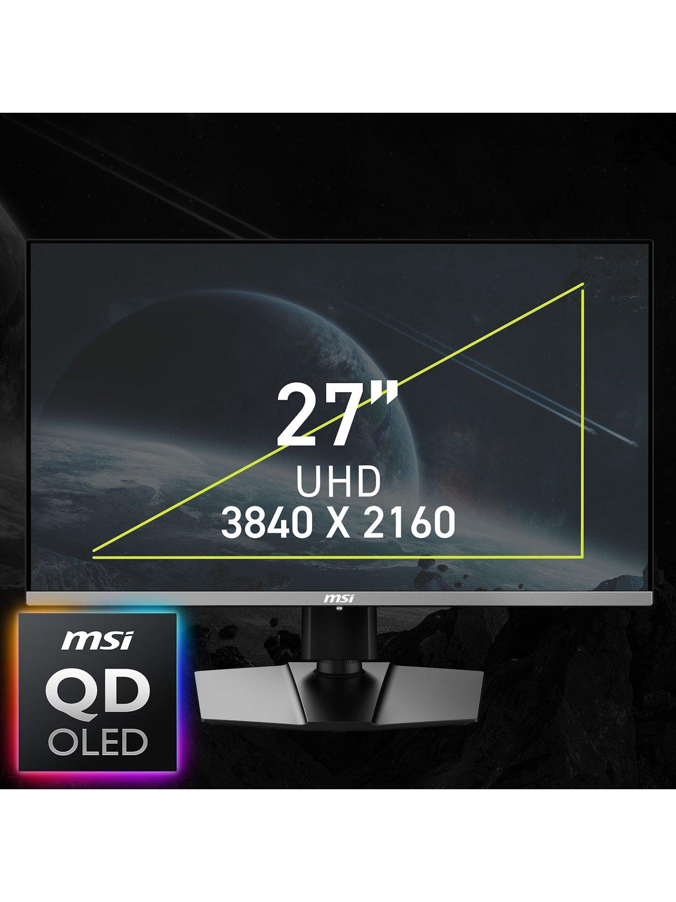 Image 3 of 7 of MSI MAG 272UP QD-OLED X24 27-inch 4K UHD 240Hz 0.03ms Adaptive Sync HDMI 2.1 Gaming Monitor