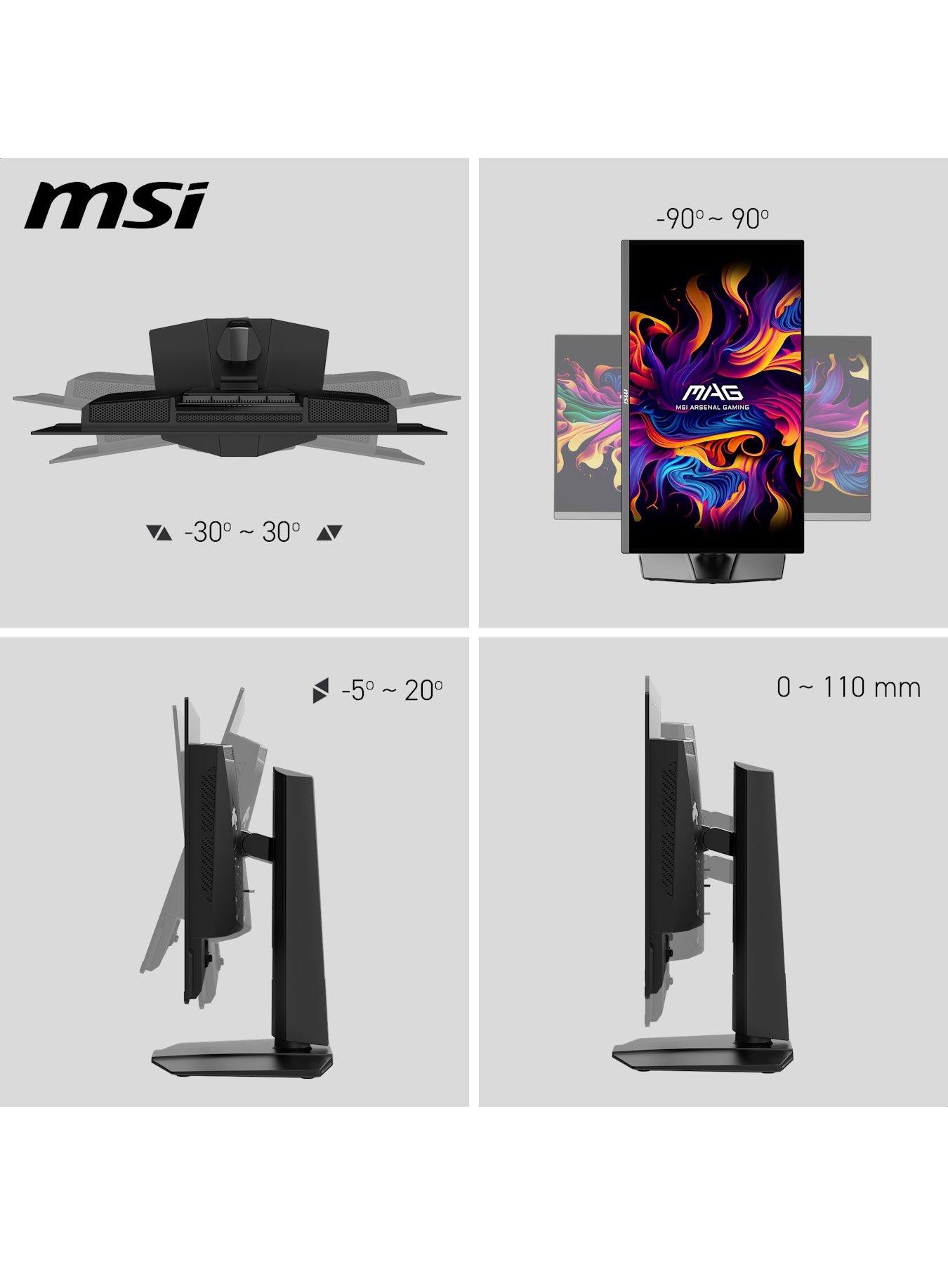 Image 6 of 7 of MSI MAG 272UP QD-OLED X24 27-inch 4K UHD 240Hz 0.03ms Adaptive Sync HDMI 2.1 Gaming Monitor
