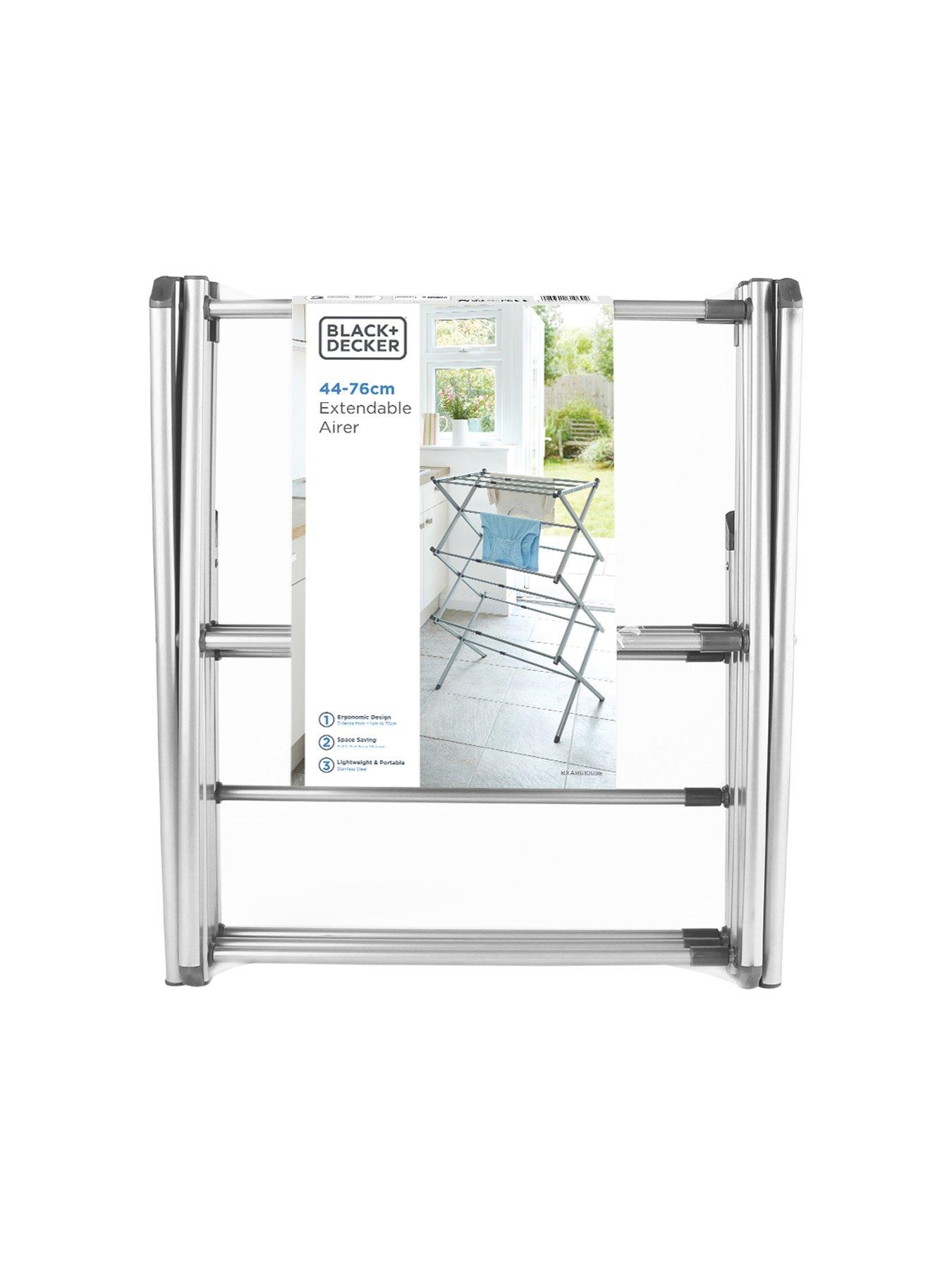 Image 6 of 6 of Black & Decker B+d Extendable Compact Airer Grey