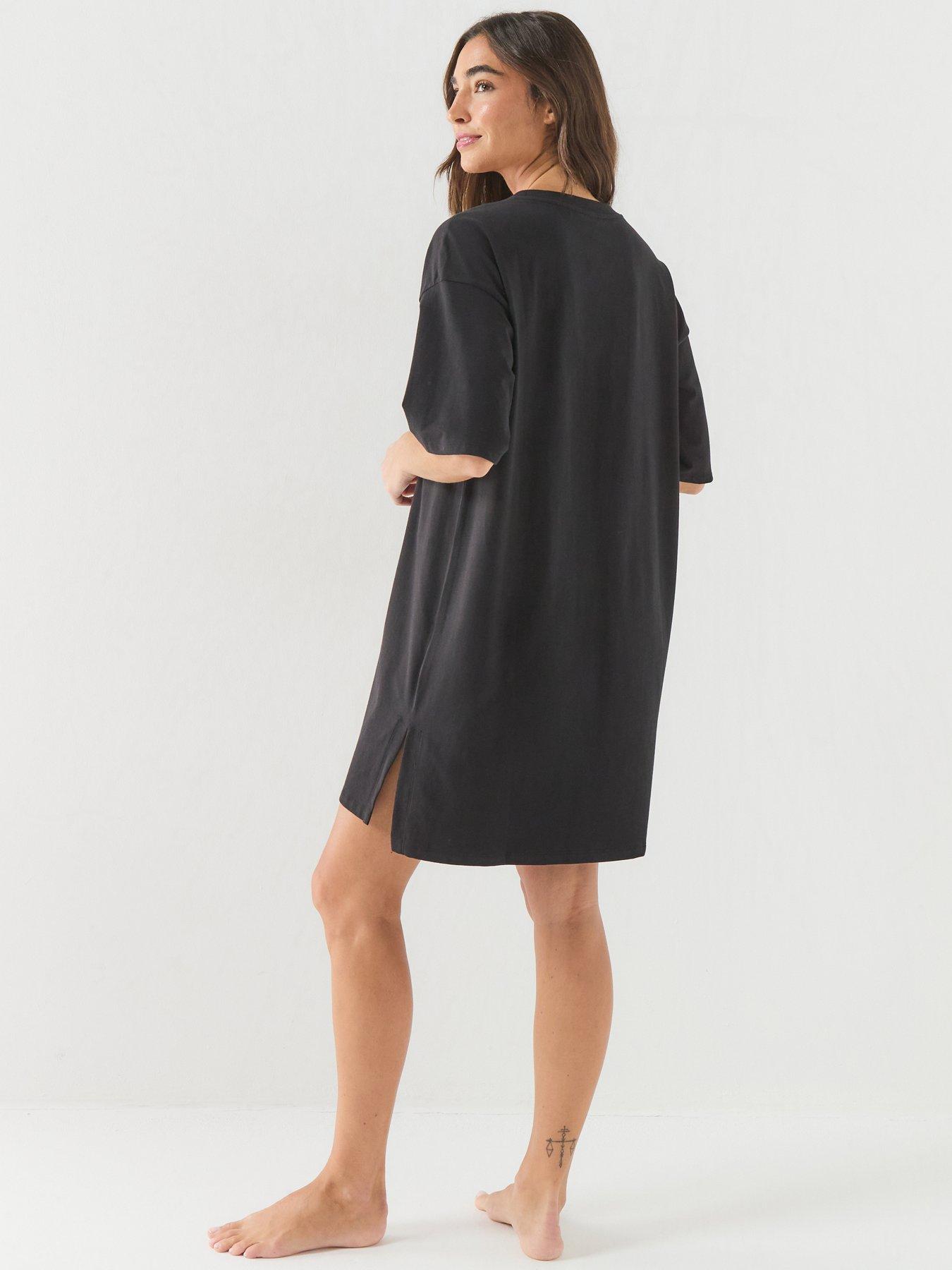 Image 2 of 6 of HUGO Nite Nightie - Black