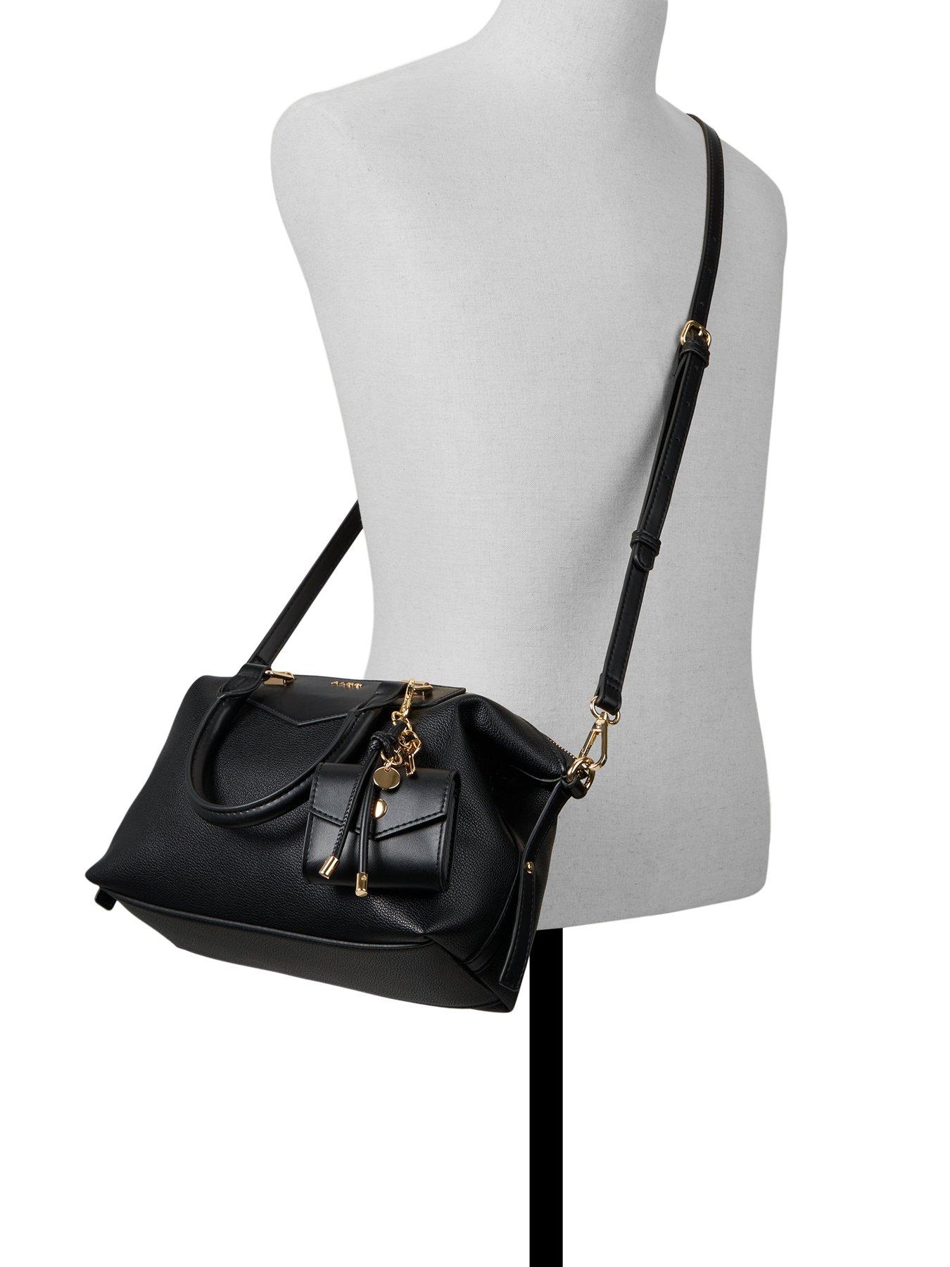 Image 2 of 4 of Aldo Mellowbag Satchel Bag - Black
