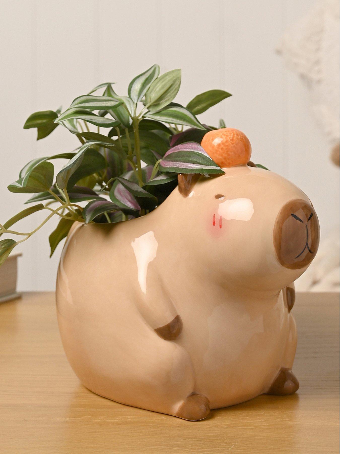 Hestia The Feel Good Club Capybara Plant Pot - Large