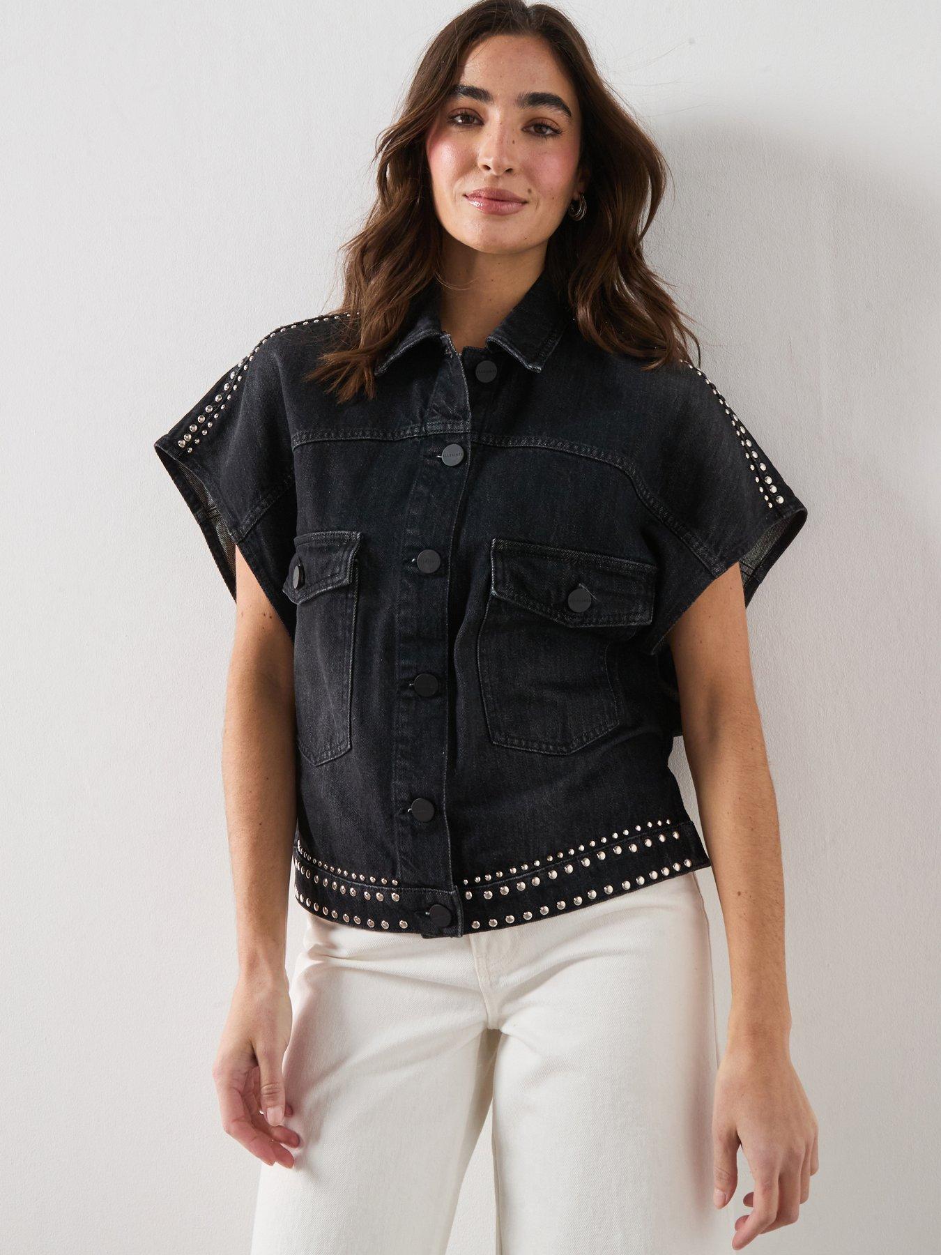 AllSaints Alba Stud Ss Shirt