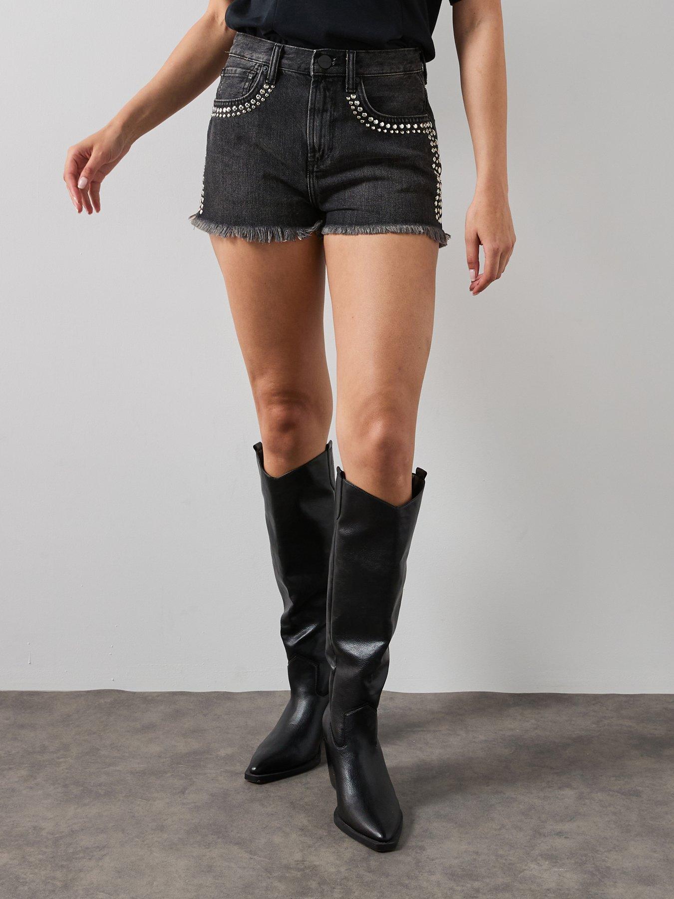 AllSaints Heidi Stud Short