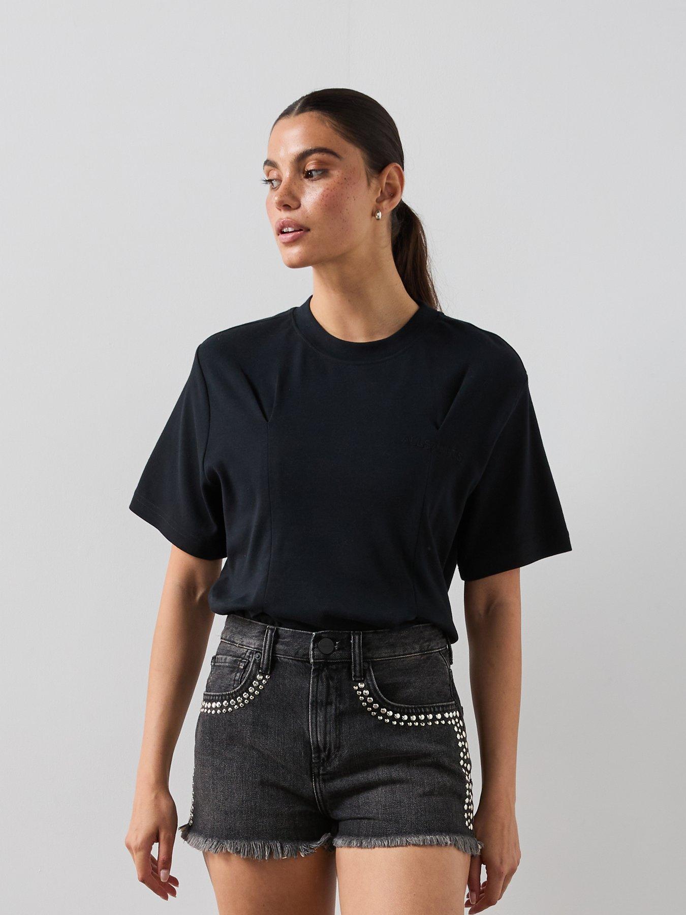Image 6 of 6 of AllSaints Heidi Stud Short