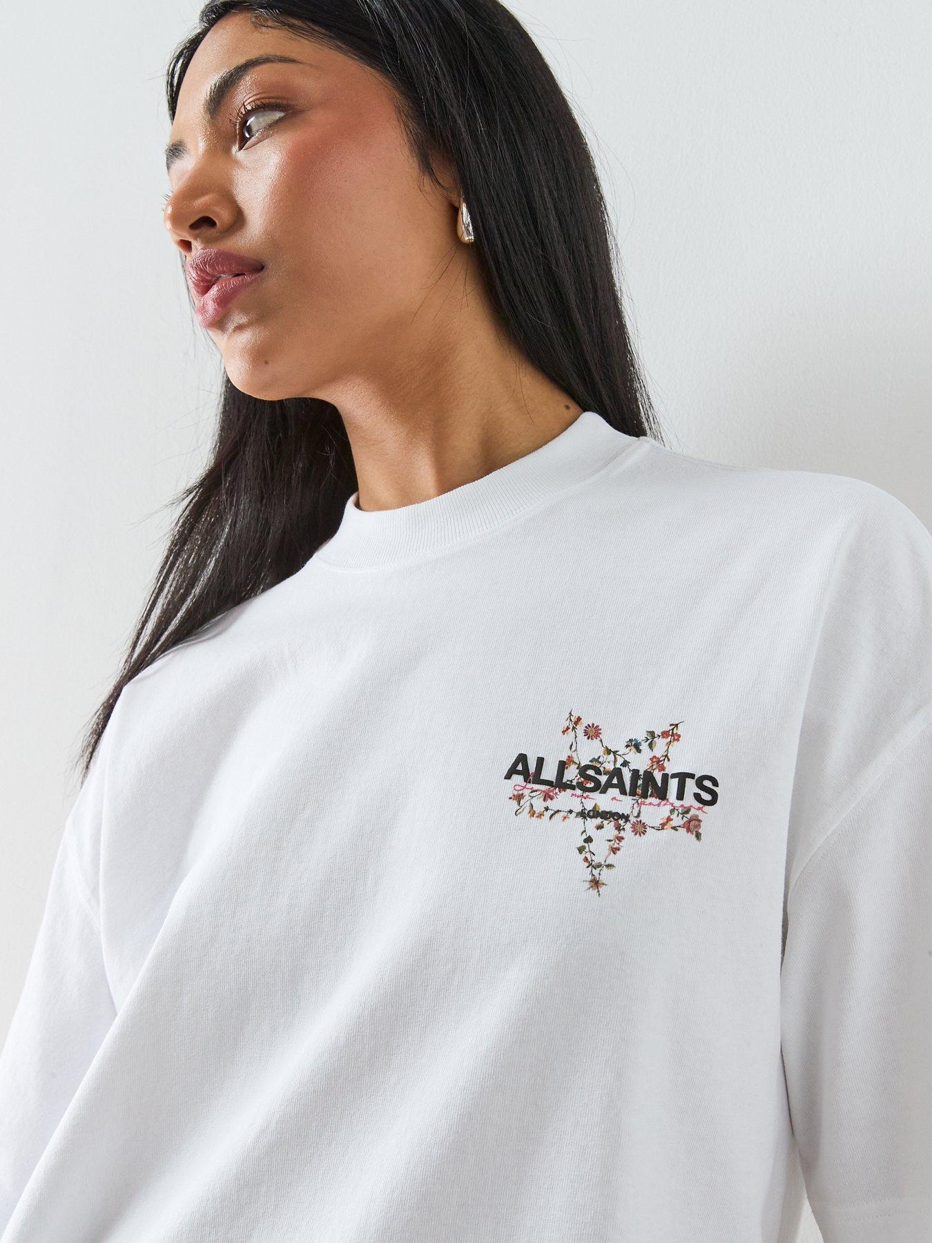 Image 6 of 6 of AllSaints Pentacle Etta Tee - White