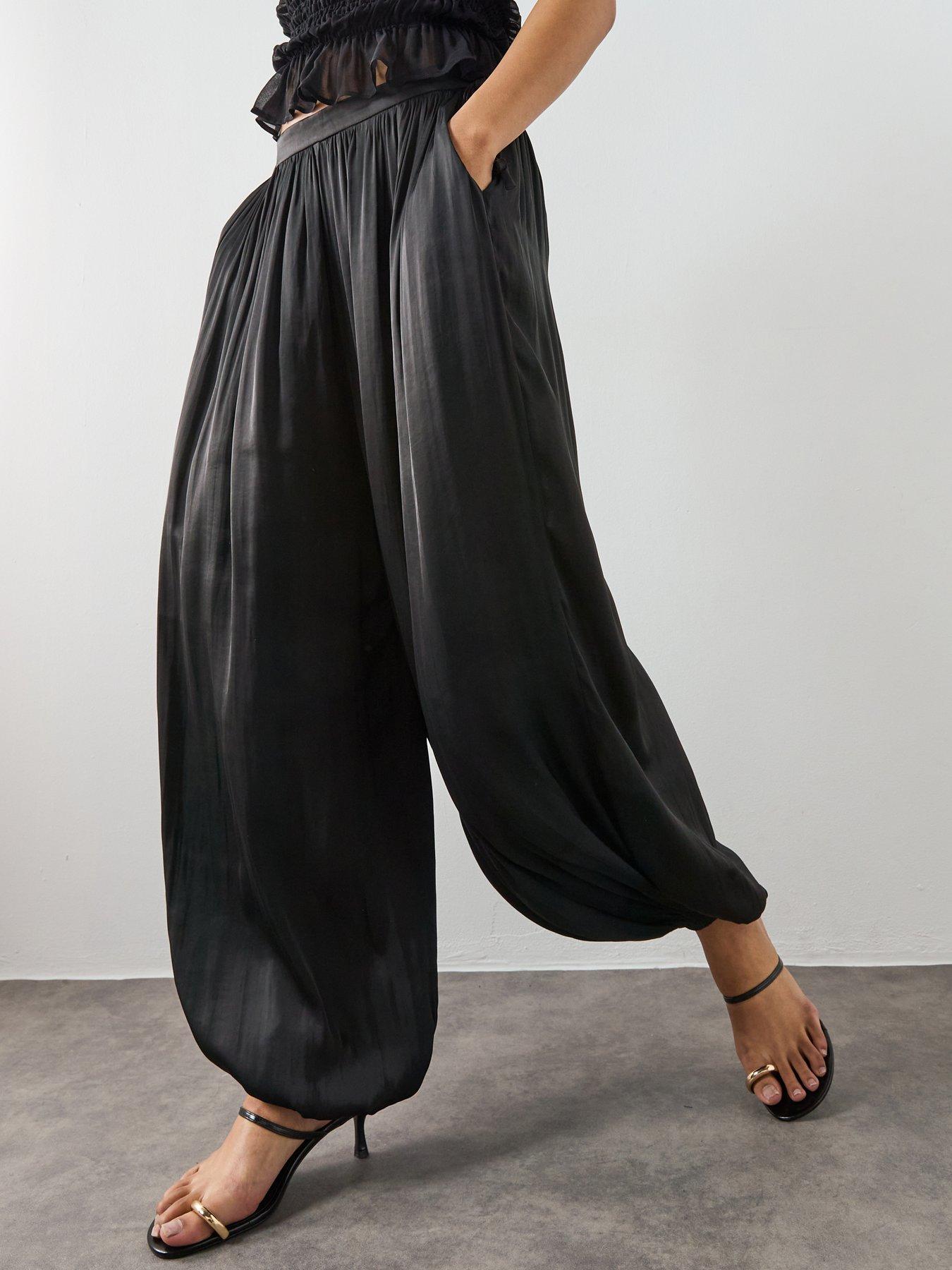 Image 1 of 6 of AllSaints Eshe Trouser - Black
