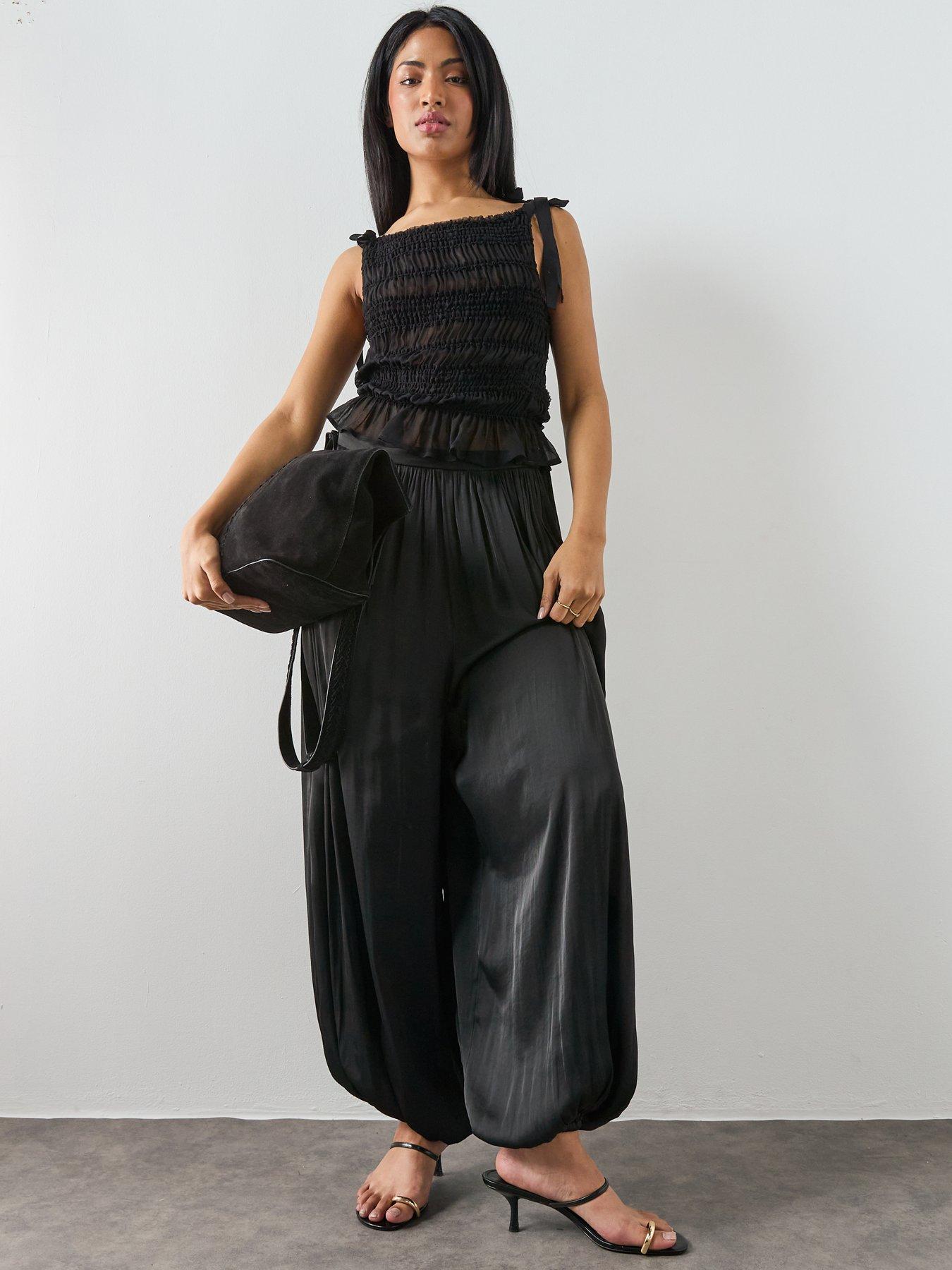 Image 3 of 6 of AllSaints Eshe Trouser - Black