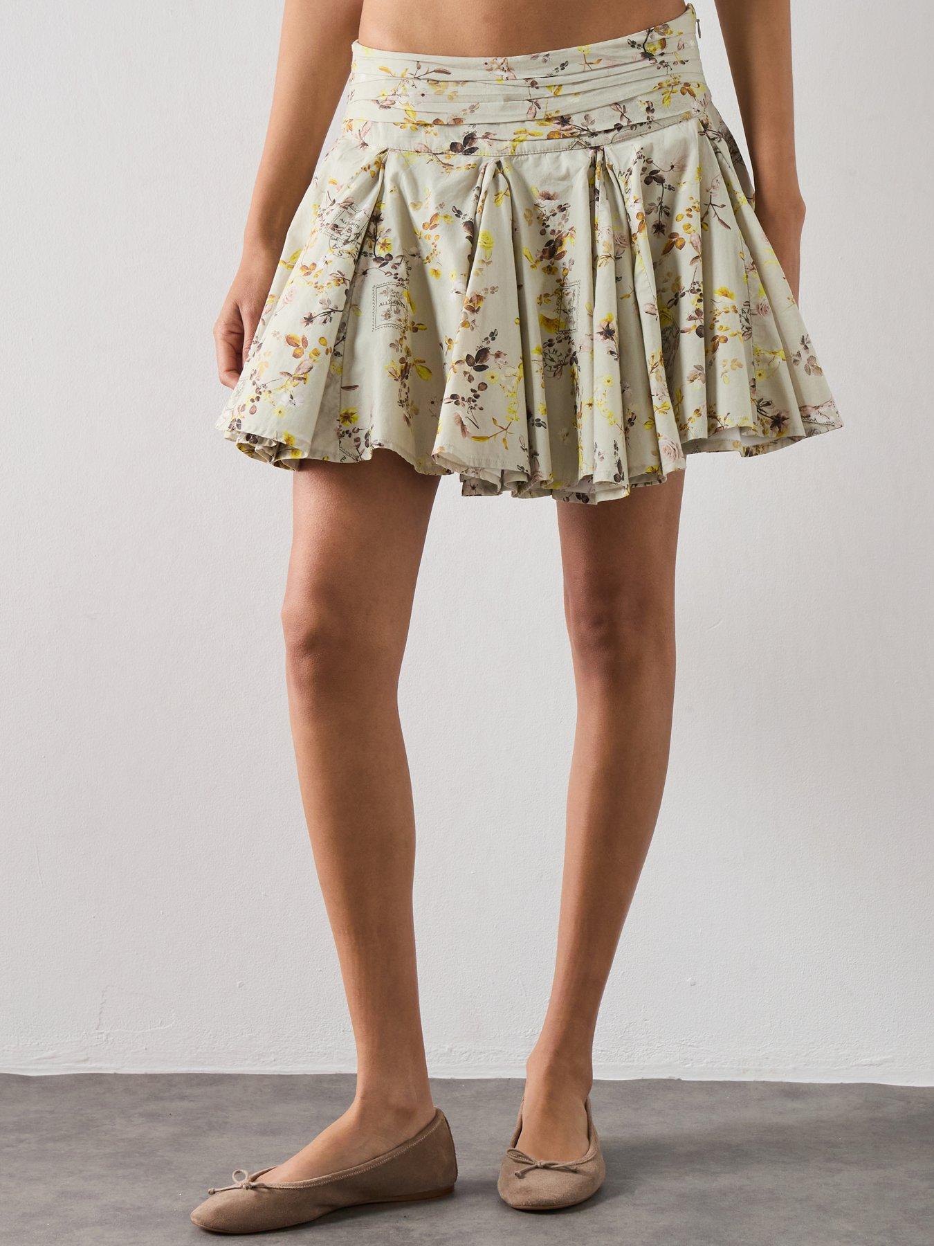 AllSaints Tulip Skirt, Green, Size 14, Women