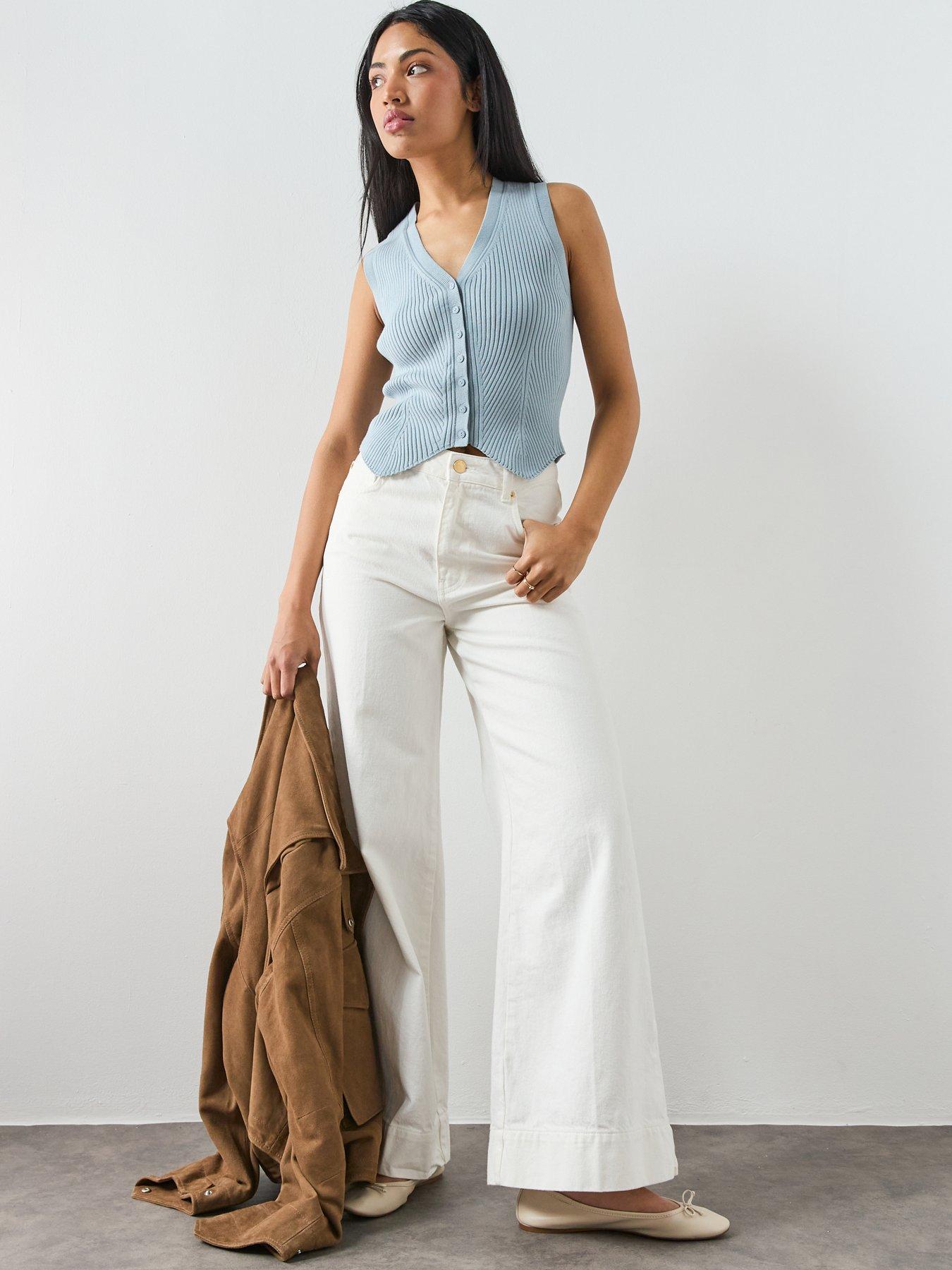 Image 3 of 5 of AllSaints Cruz Waistcoat - Blue