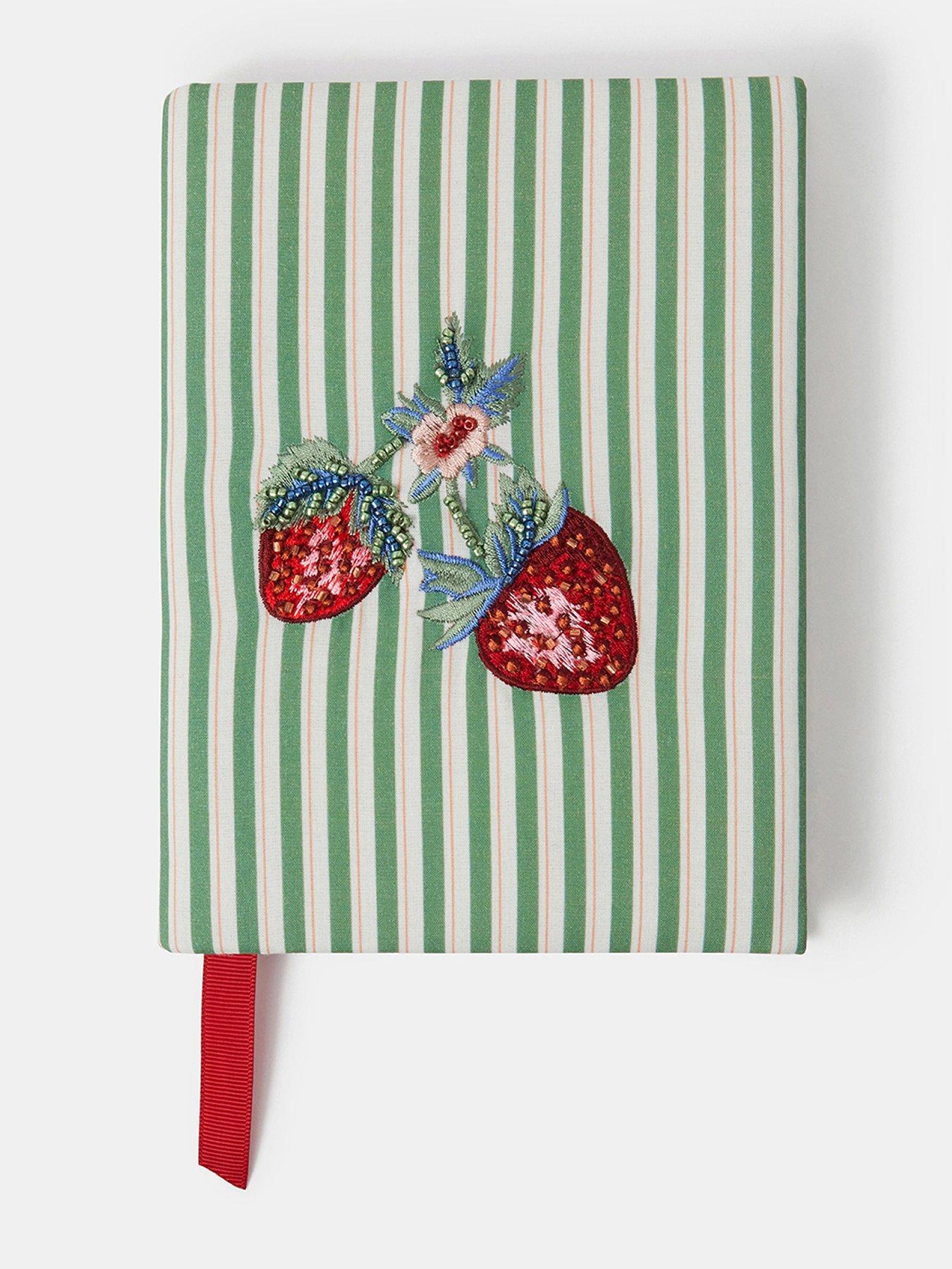 Image 1 of 2 of Accessorize Strawberry Stripe Notebook