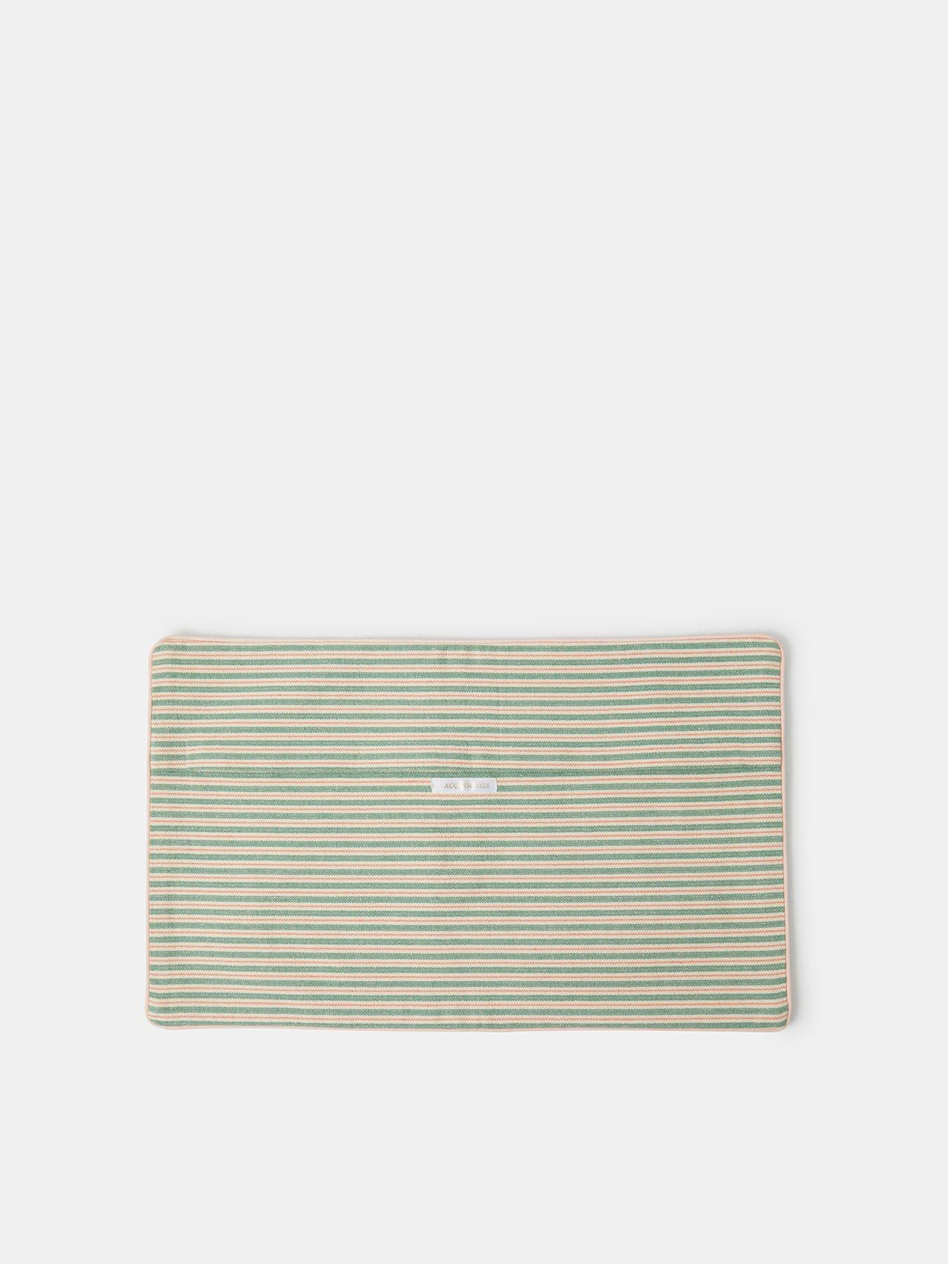 Image 2 of 3 of Accessorize Strawberry Stripe Cushion Cover