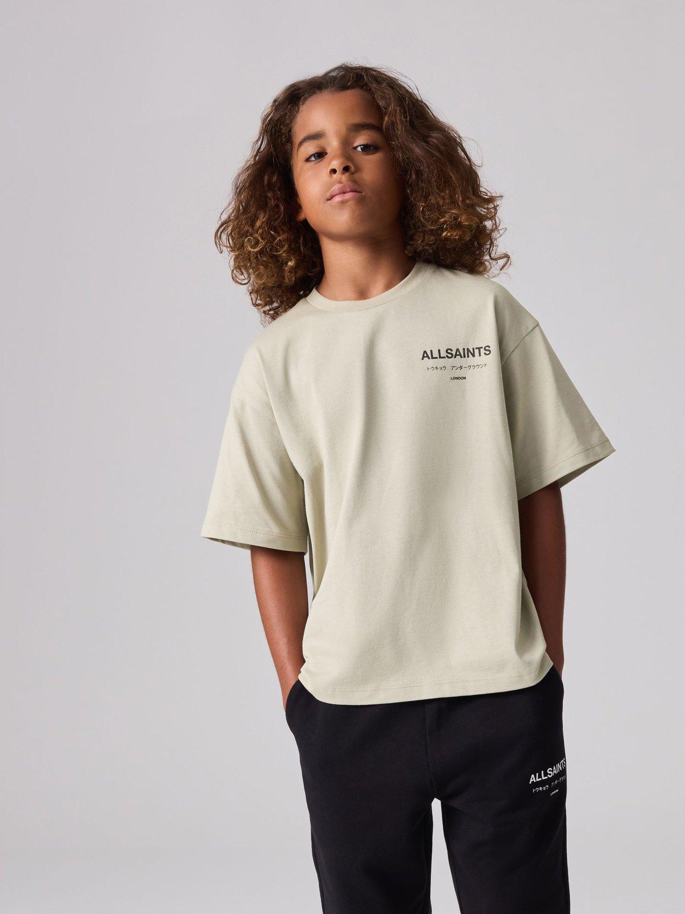 smALLSAINTS Boys Underground Back Print T-shirt - Beige