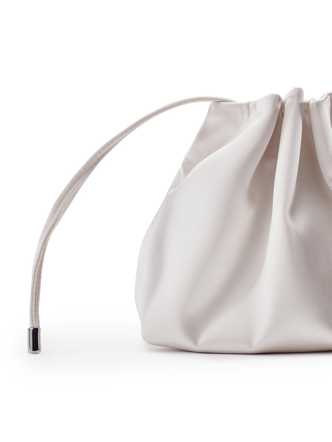 Image 3 of 4 of Moda In Pelle Ruched Bucket Shoulder Bag