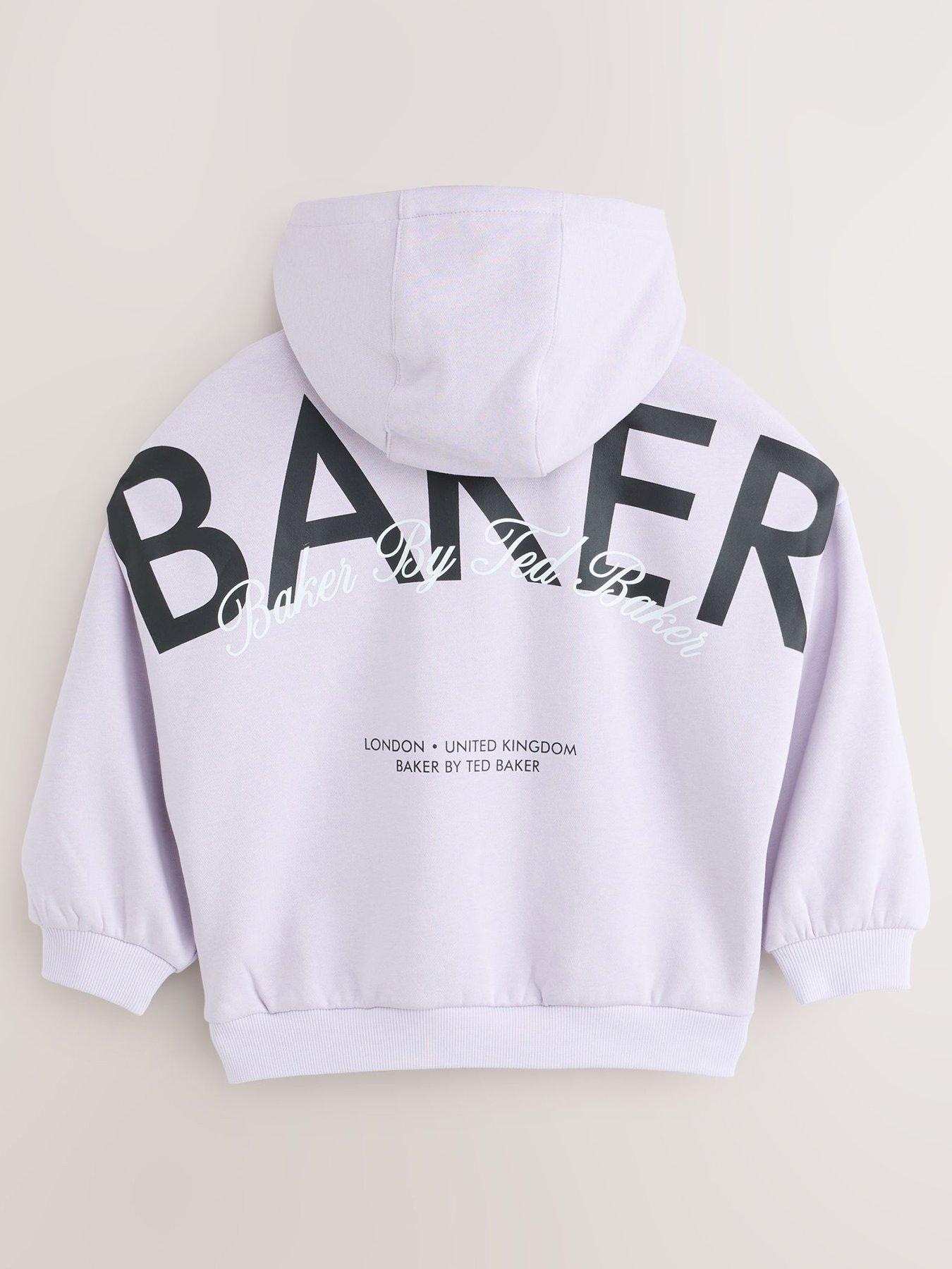 Image 2 of 6 of Ted Baker Older Girls Back Print Graphic Hoodie - Purple