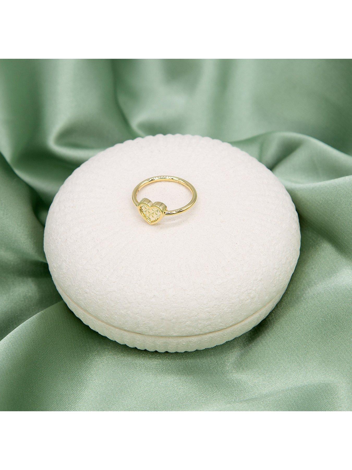 Image 5 of 5 of The Love Collection 9ct Yellow Gold Heart Ring