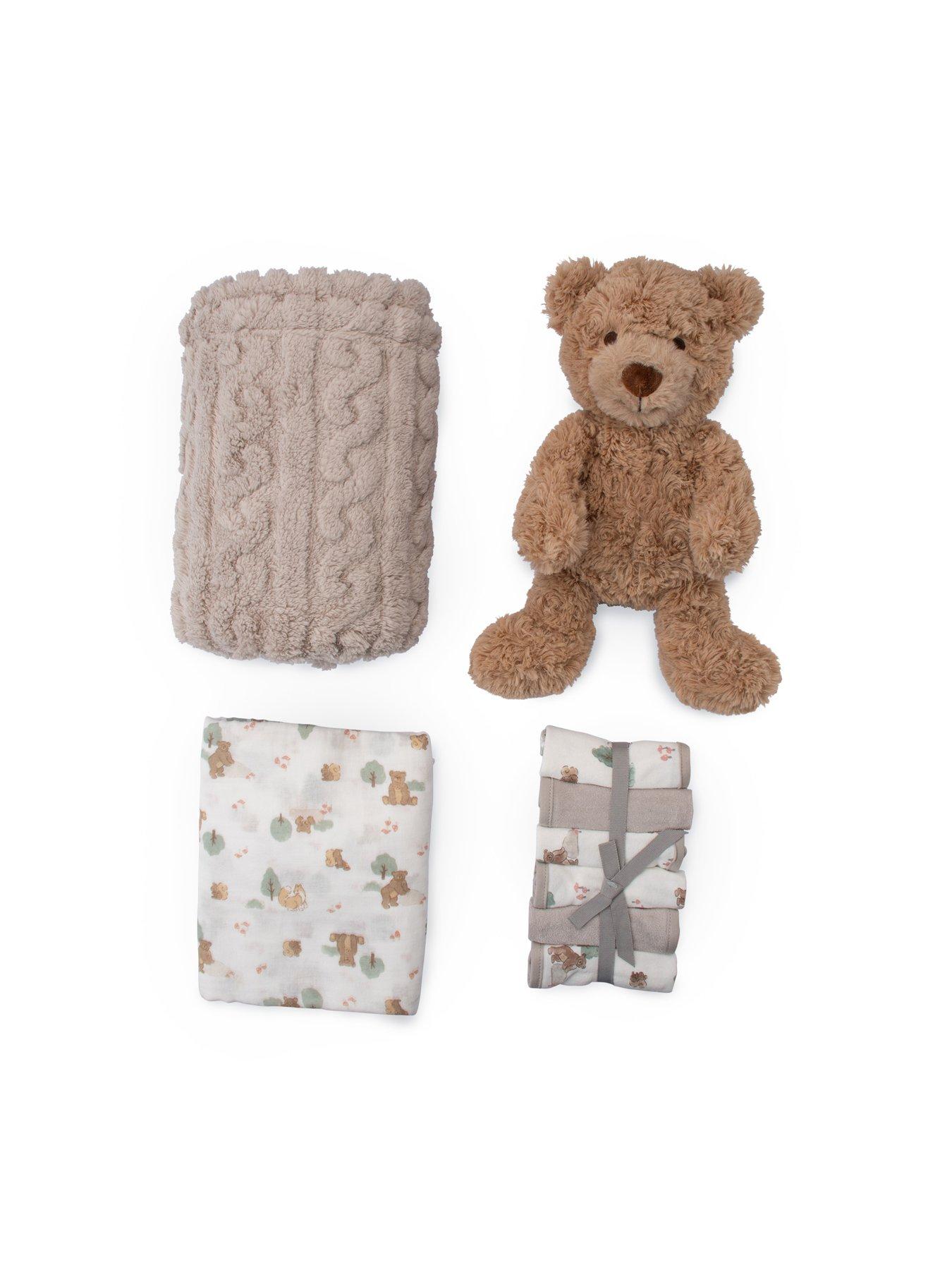 Image 2 of 4 of The Little Linen Company Boxed Gift Set - Willow Bear