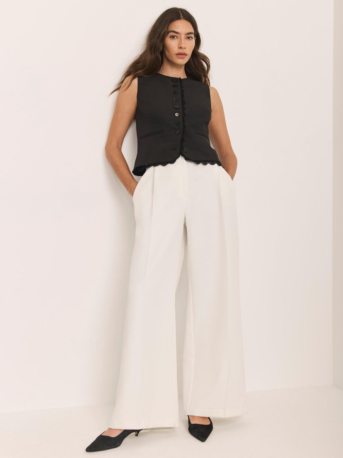 Image 2 of 6 of Mint Velvet Ivory Straight Leg Trouser
