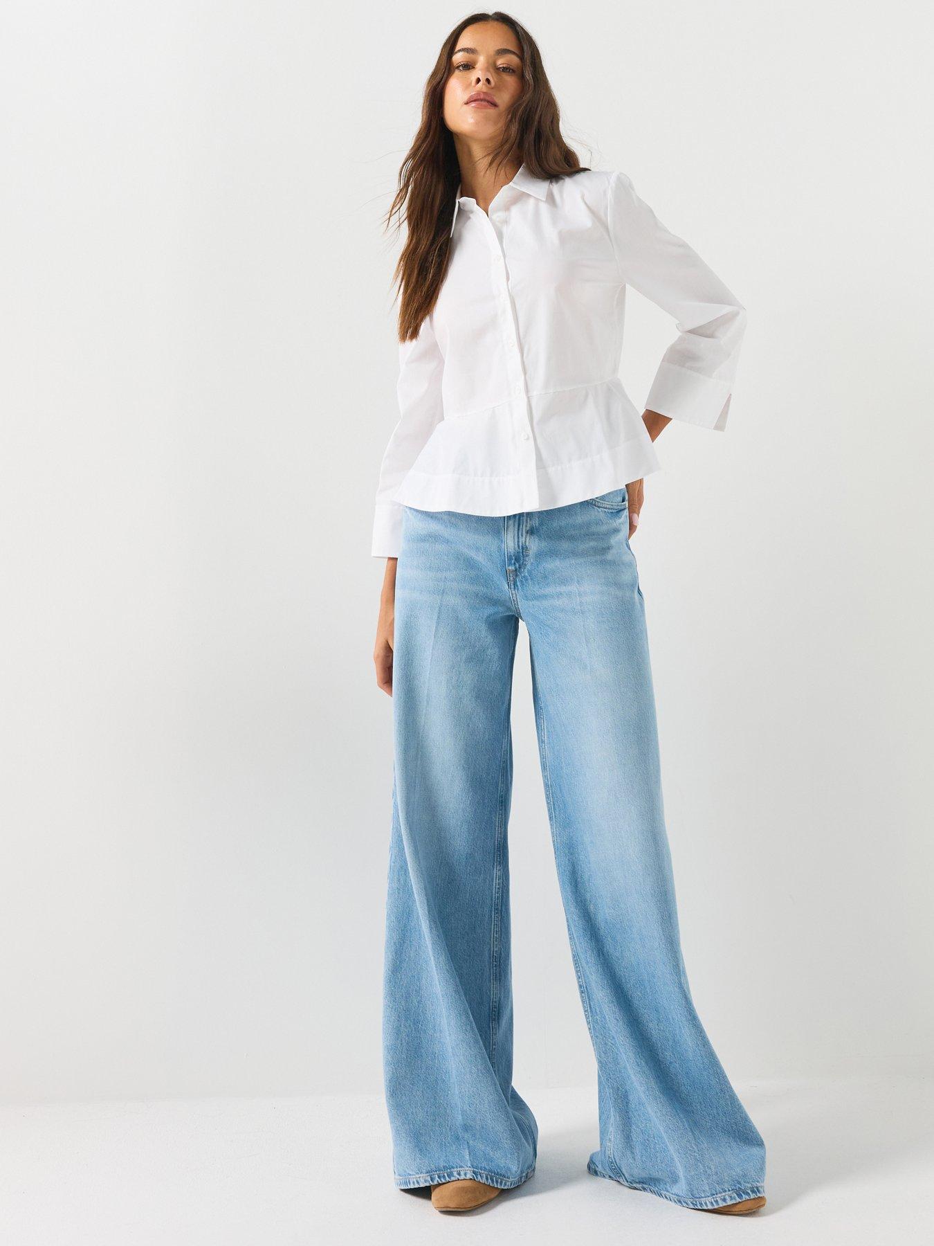 Image 3 of 4 of HUGO Embrella Shirt - White
