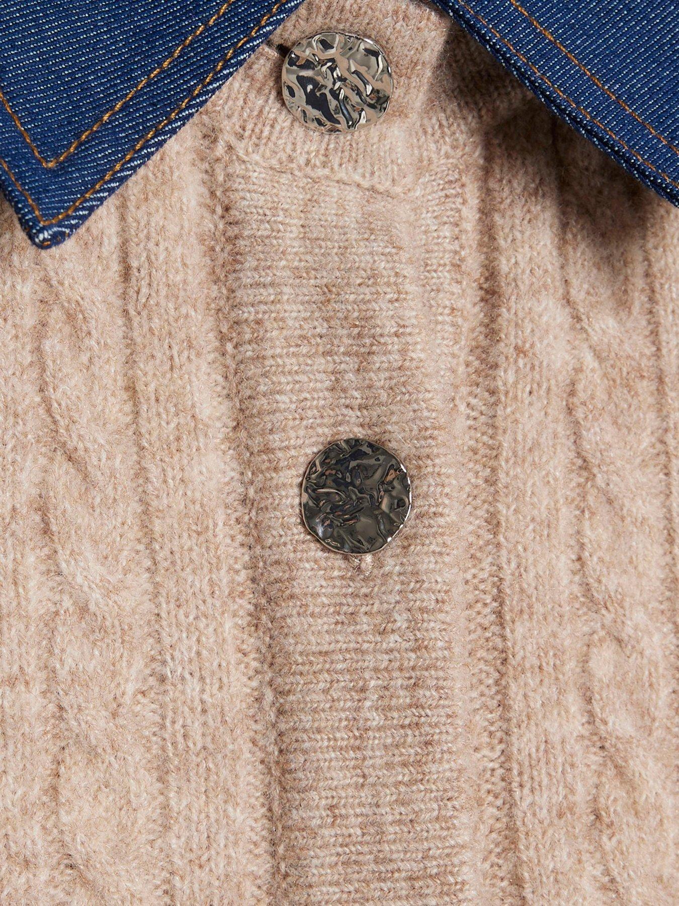 Image 6 of 6 of River Island Cable Hybrid Polo