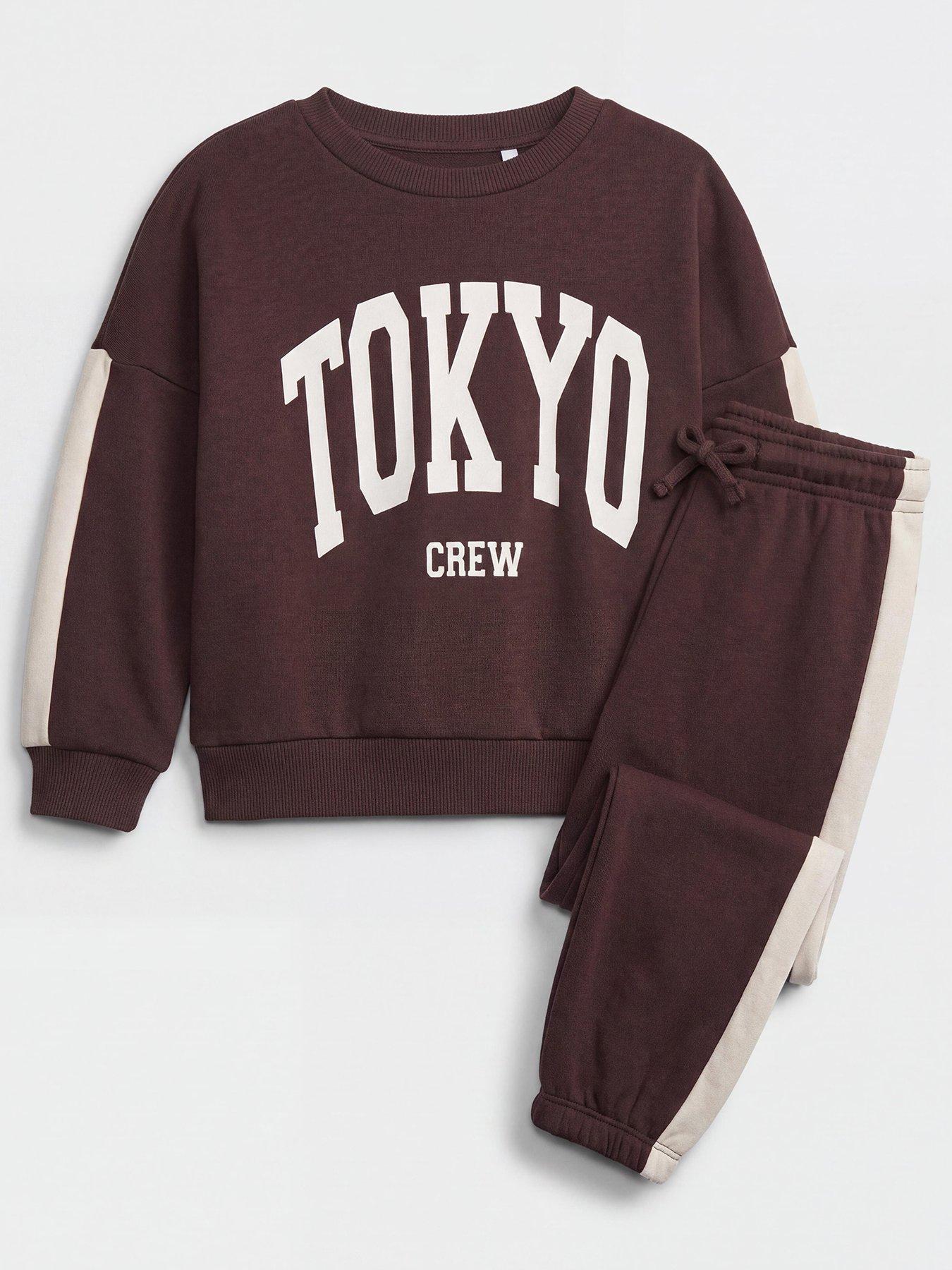 The Very Collection Boys Cotton Rich Tokyo Graphic Sweat Basic Set