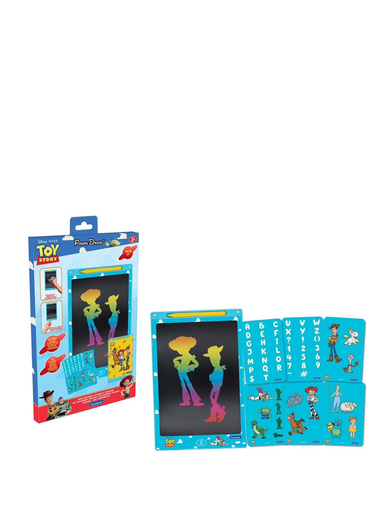Toy Story 11'' multicolor learning drawing E-ink tablet with stencils