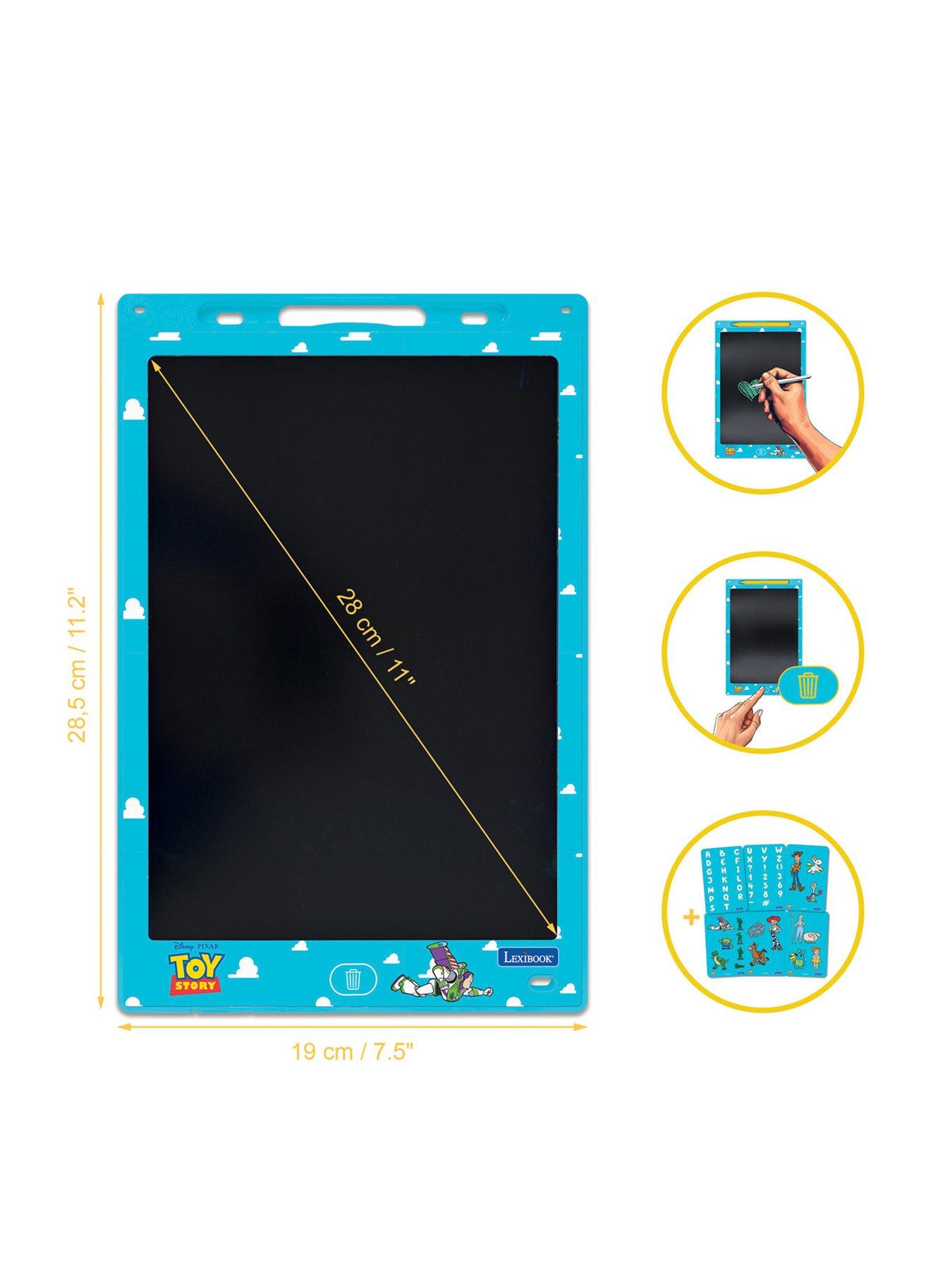 Toy Story 11'' multicolor learning drawing E-ink tablet with stencils ...