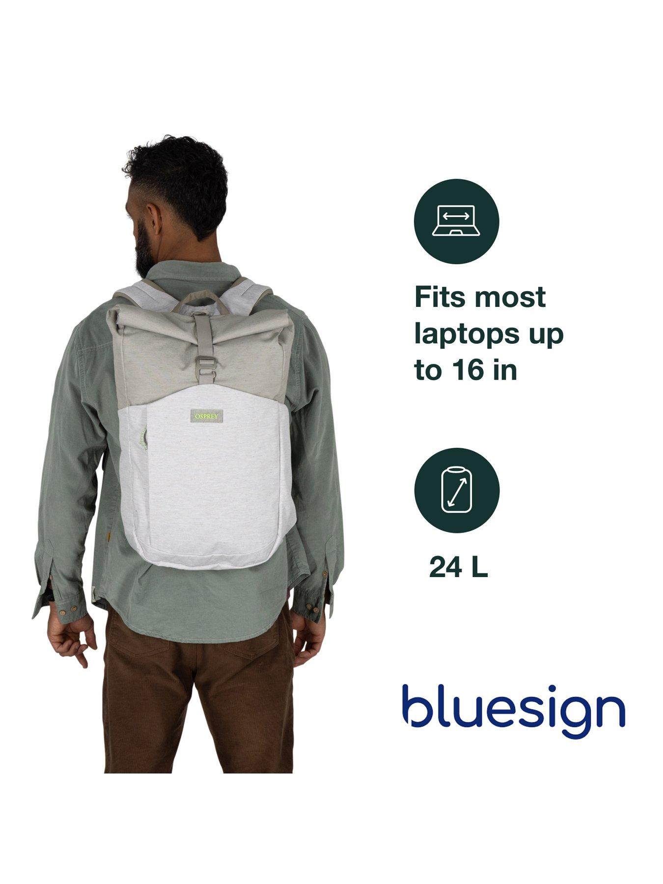 Image 4 of 7 of Osprey Arcane Roll Top Pack Earth Moon Beige-Pine Leaf Backpack