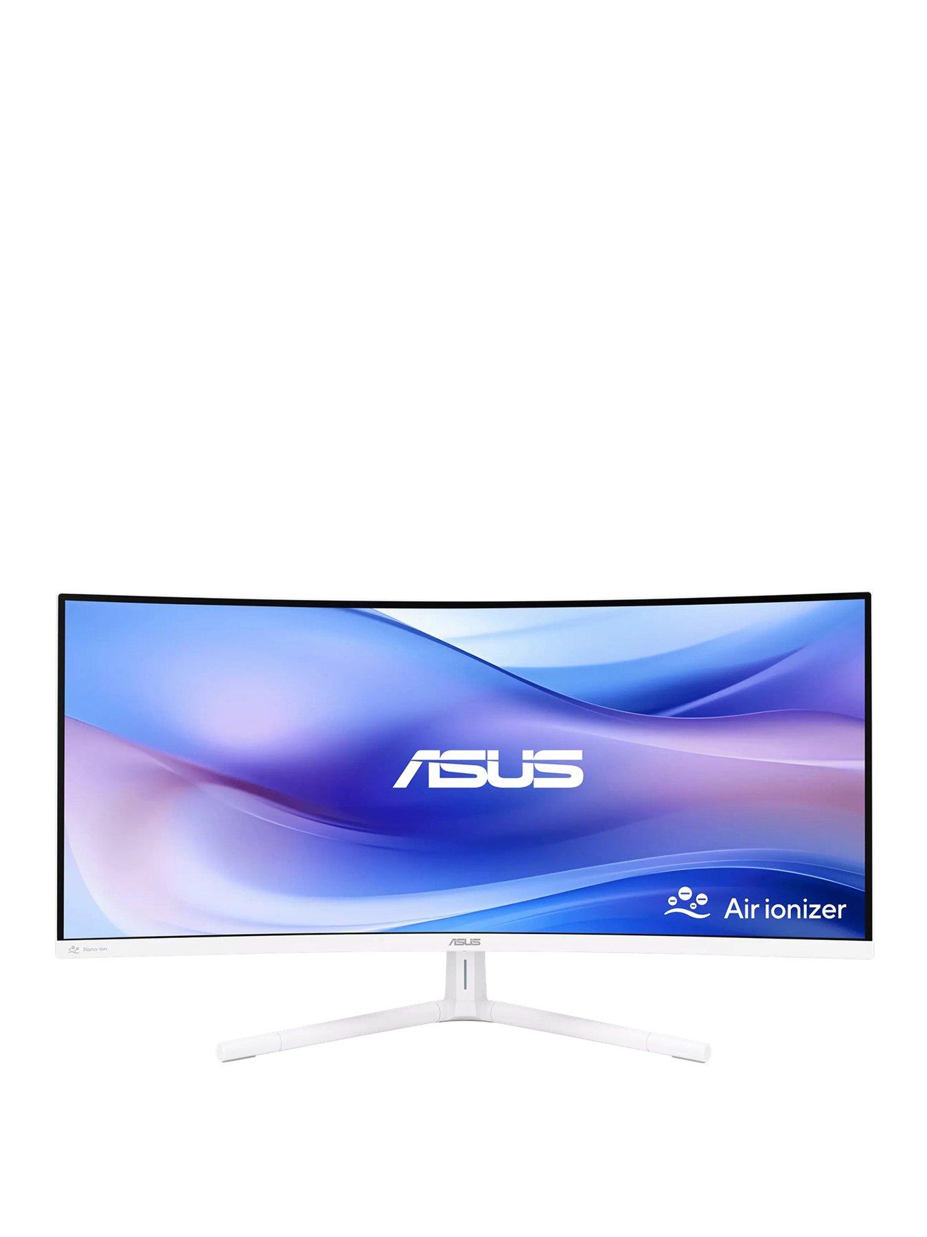 Image 1 of 7 of Asus VU34WCIP-W 34" Monitor - 3440x1440 - 100Hz - VA - White
