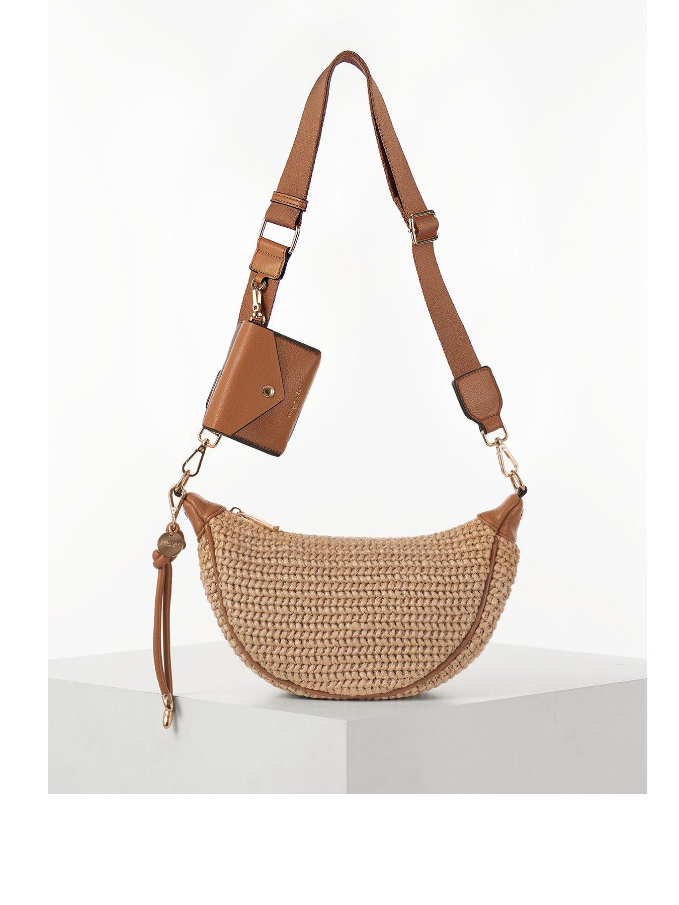 Image 1 of 5 of Luella Grey Luella Grey Lolly Raffia Sling Bag