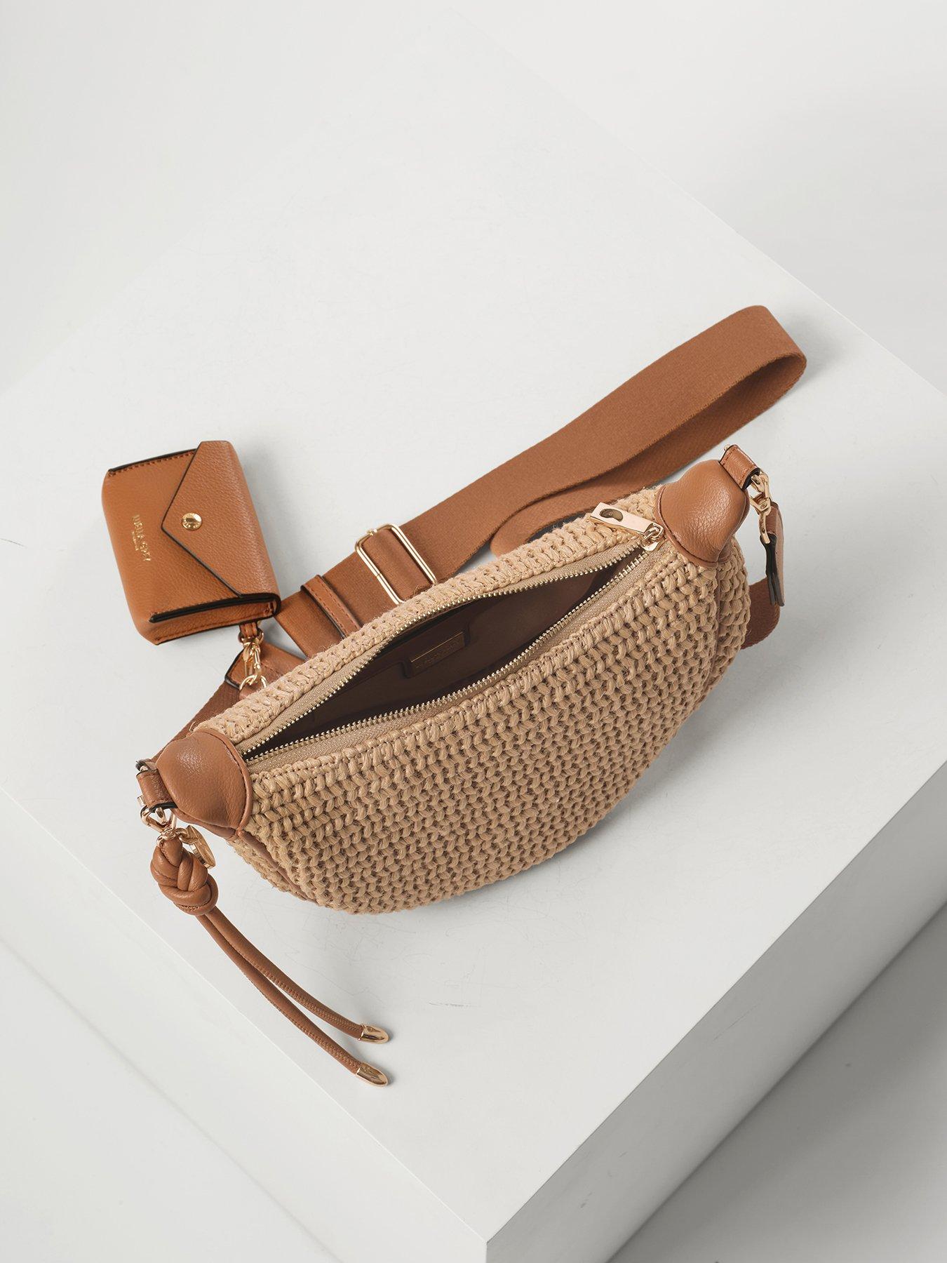 Image 4 of 5 of Luella Grey Luella Grey Lolly Raffia Sling Bag